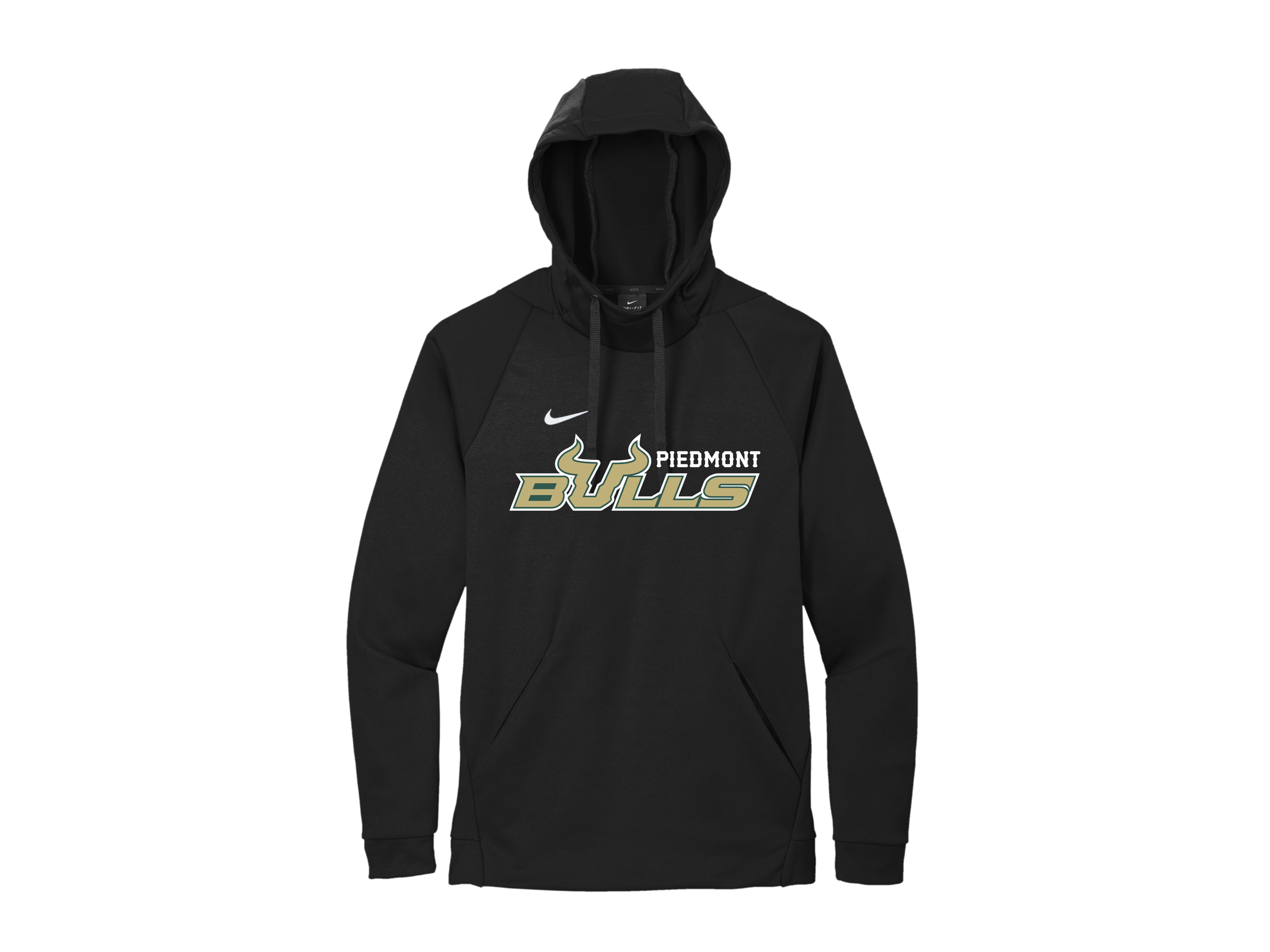 Piedmont 12u: Bulls U Nike Therma-FIT Pullover Fleece Hoodie