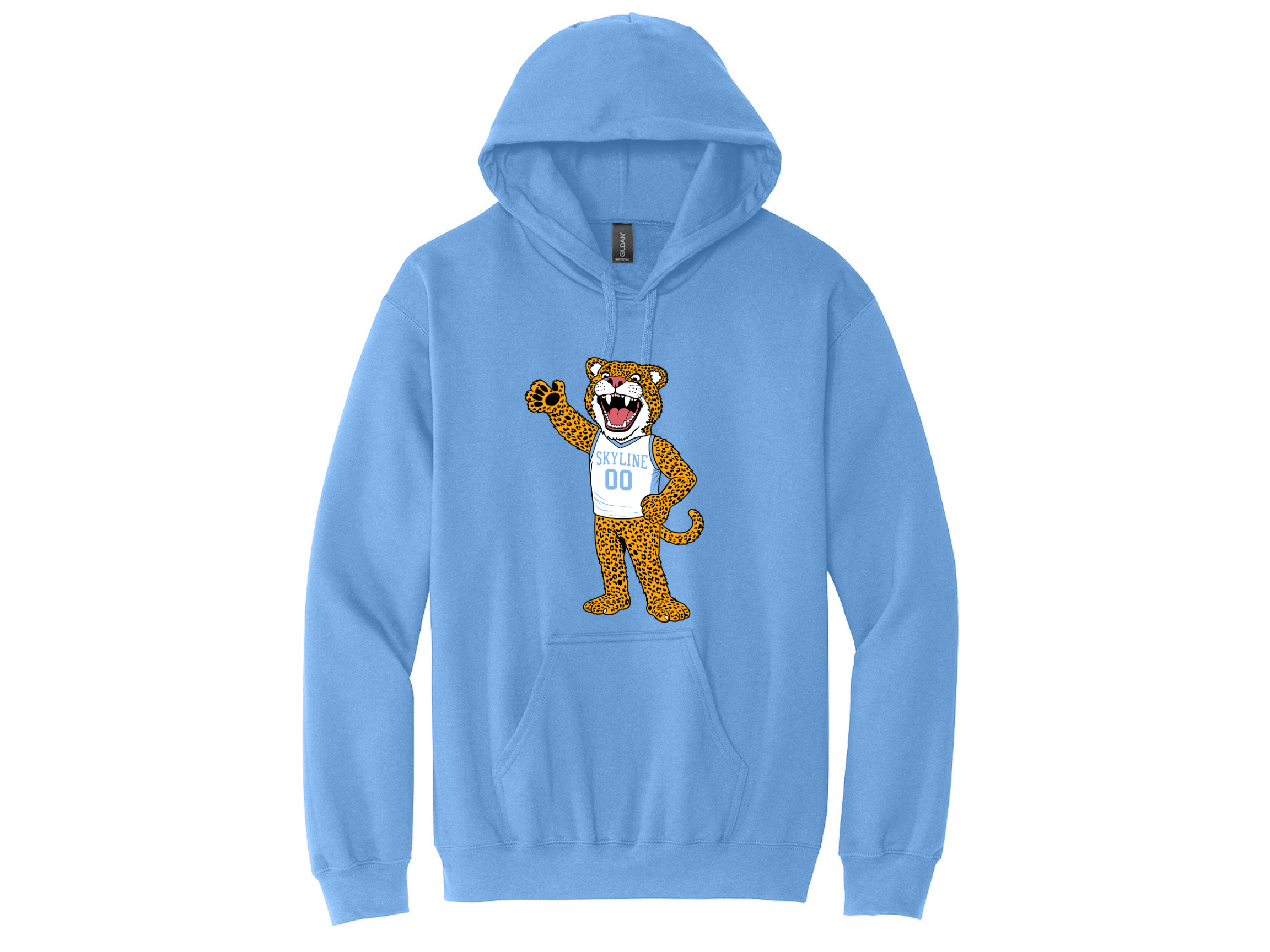 Skyline MS: Skyline Full Mascot Gildan® Softstyle Midweight Pullover Hooded Sweatshirt