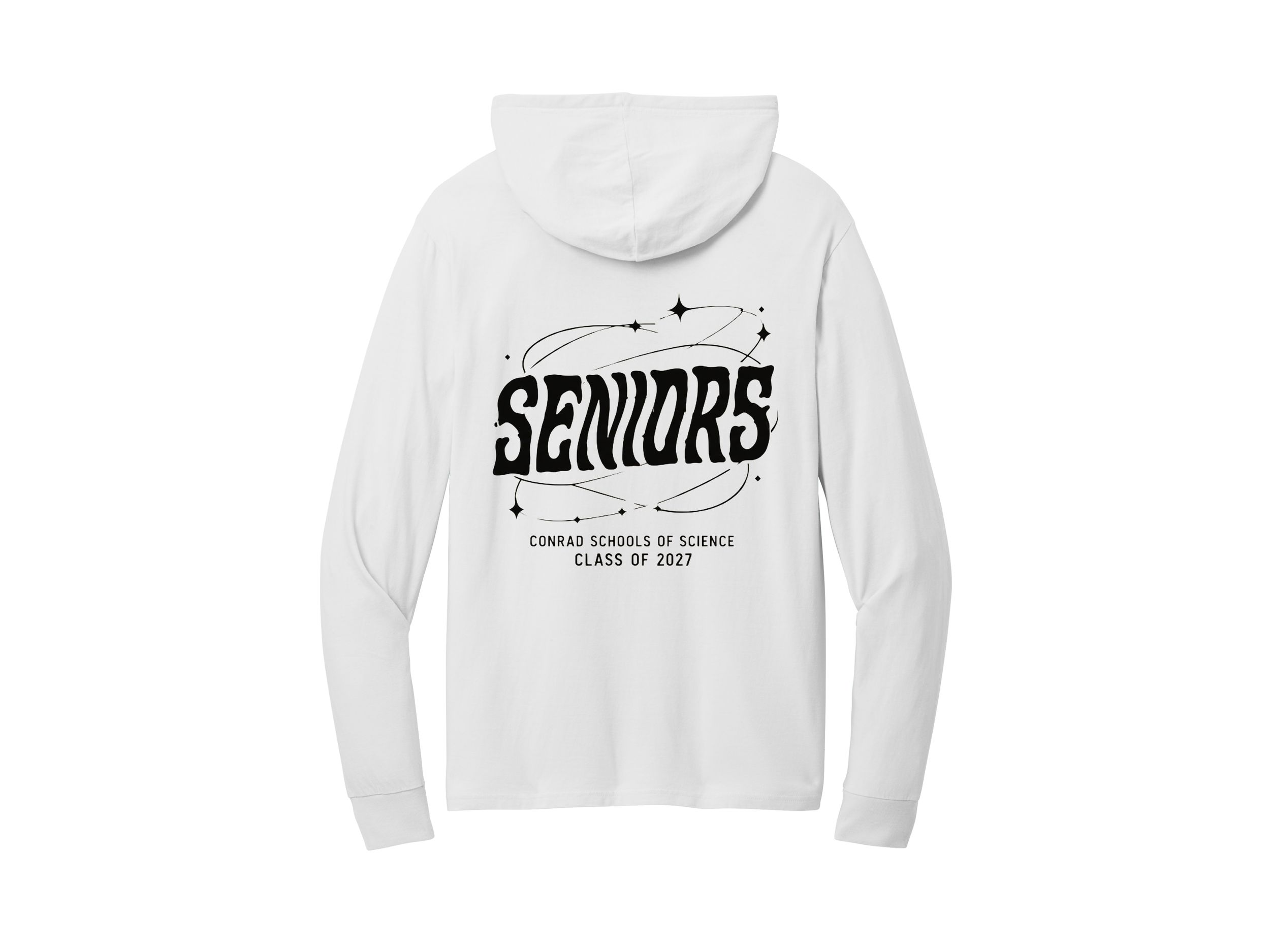 C/O 27 Senior Shop: Senior Stars Port & Co Easy Fleece Pullover Hooded Sweatshirt