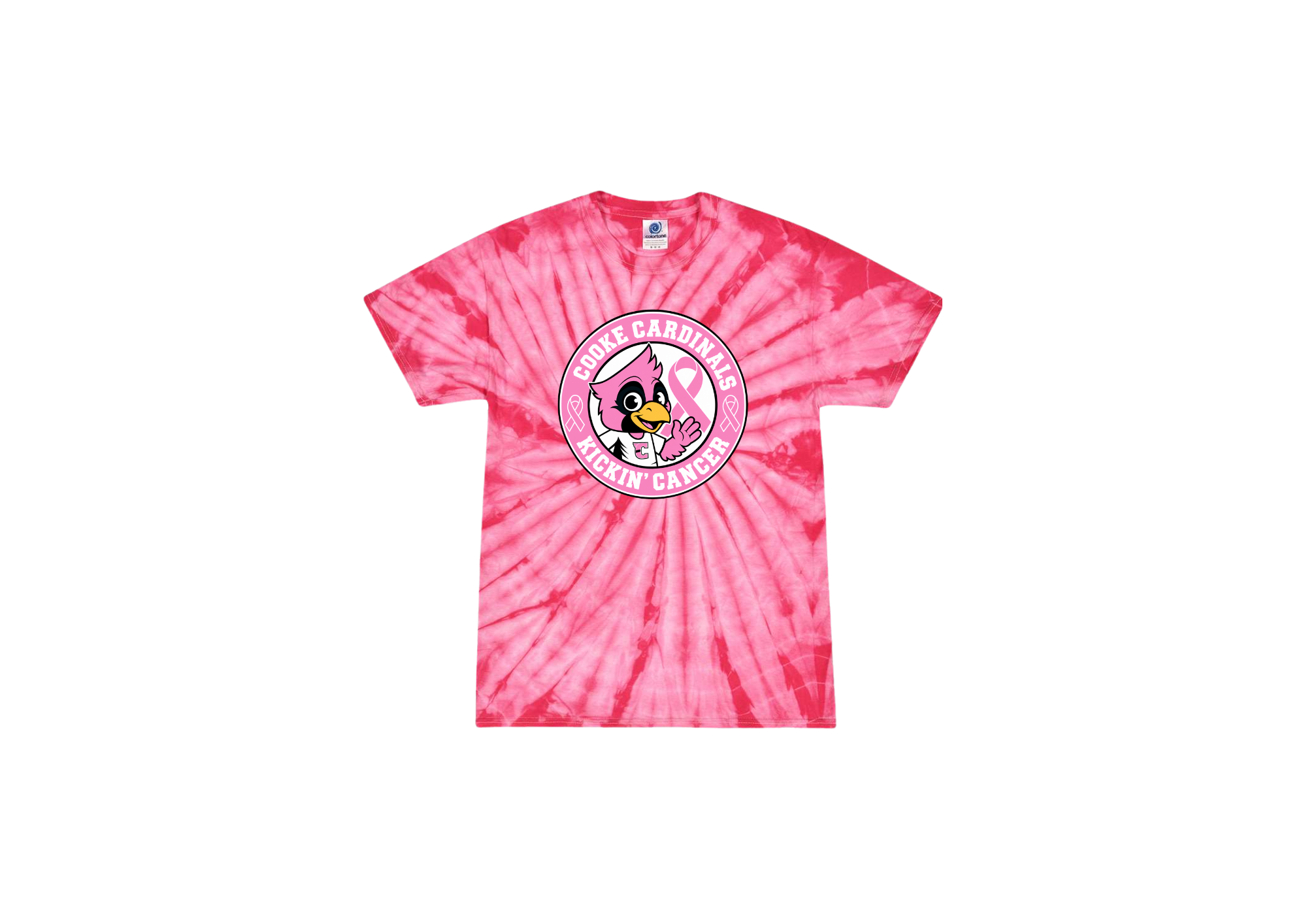 Cooke: Colortone Multi-Color Tie-Dyed T-Shirt