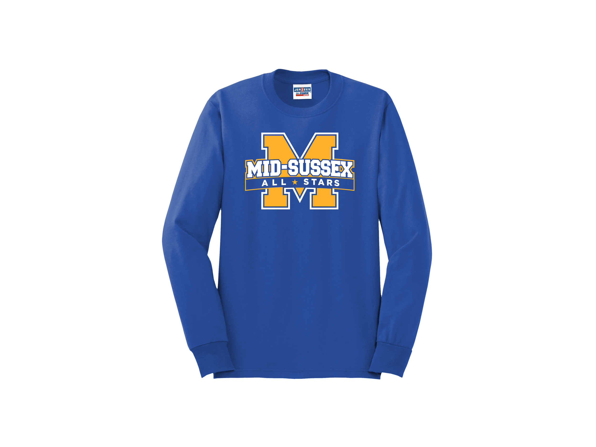 Mid-Sussex All-Stars: Core Cotton Long Sleeve w/ Optional Customization