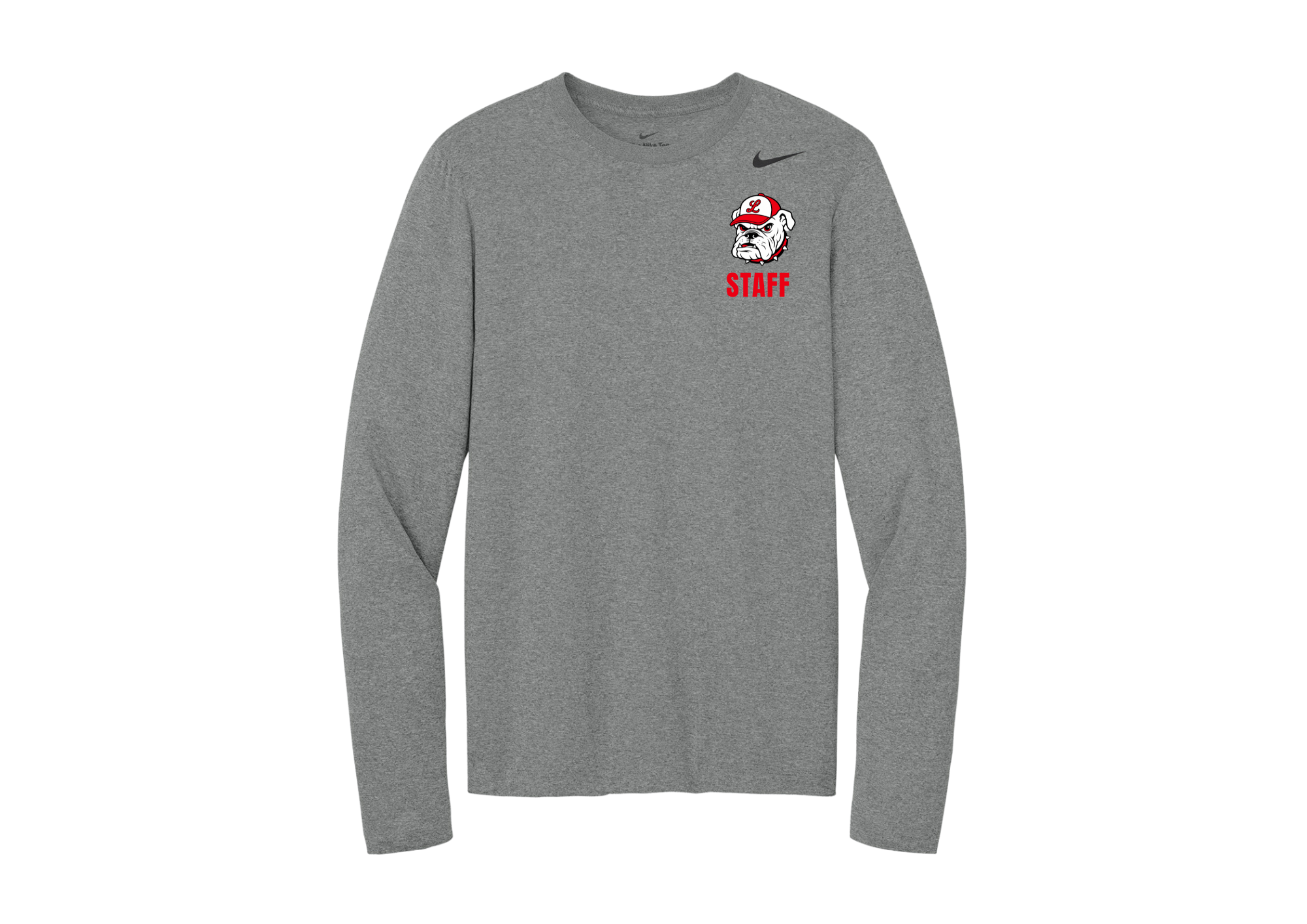Laurel School District: Staff Nike Dri-FIT Cotton/Poly Long Sleeve Tee