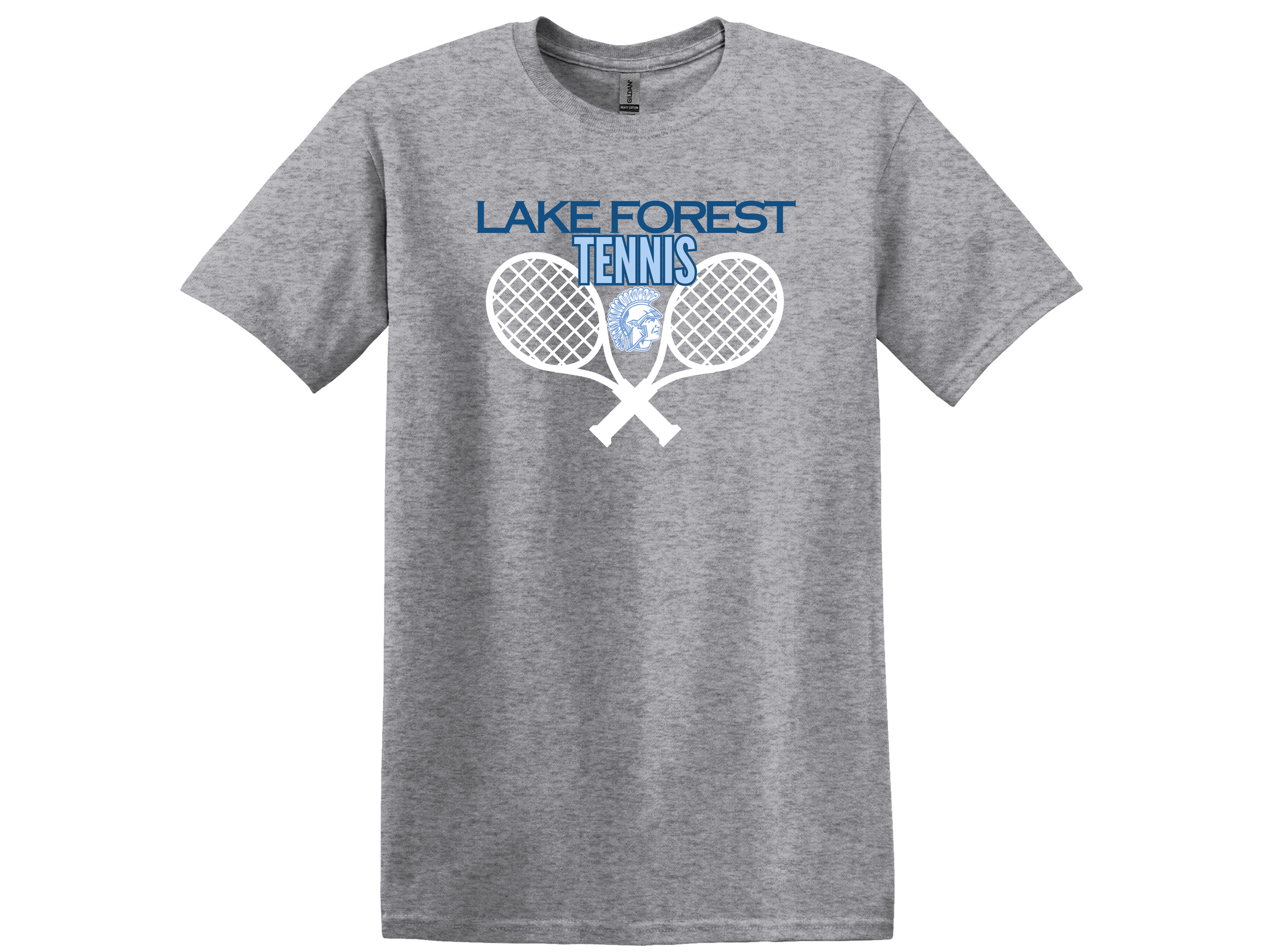 Lake Forest Tennis: LF Rackets Gildan Softstyle T-Shirt