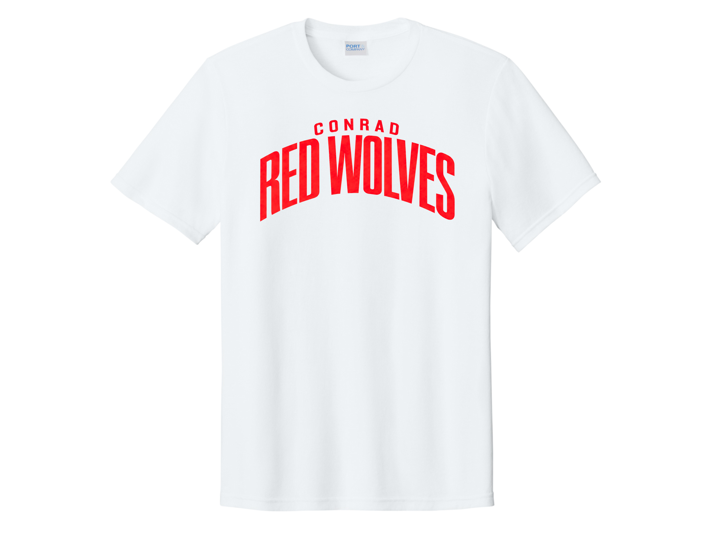 Conrad: Conrad Red Wolves Port & Co Tri-Blend Tee