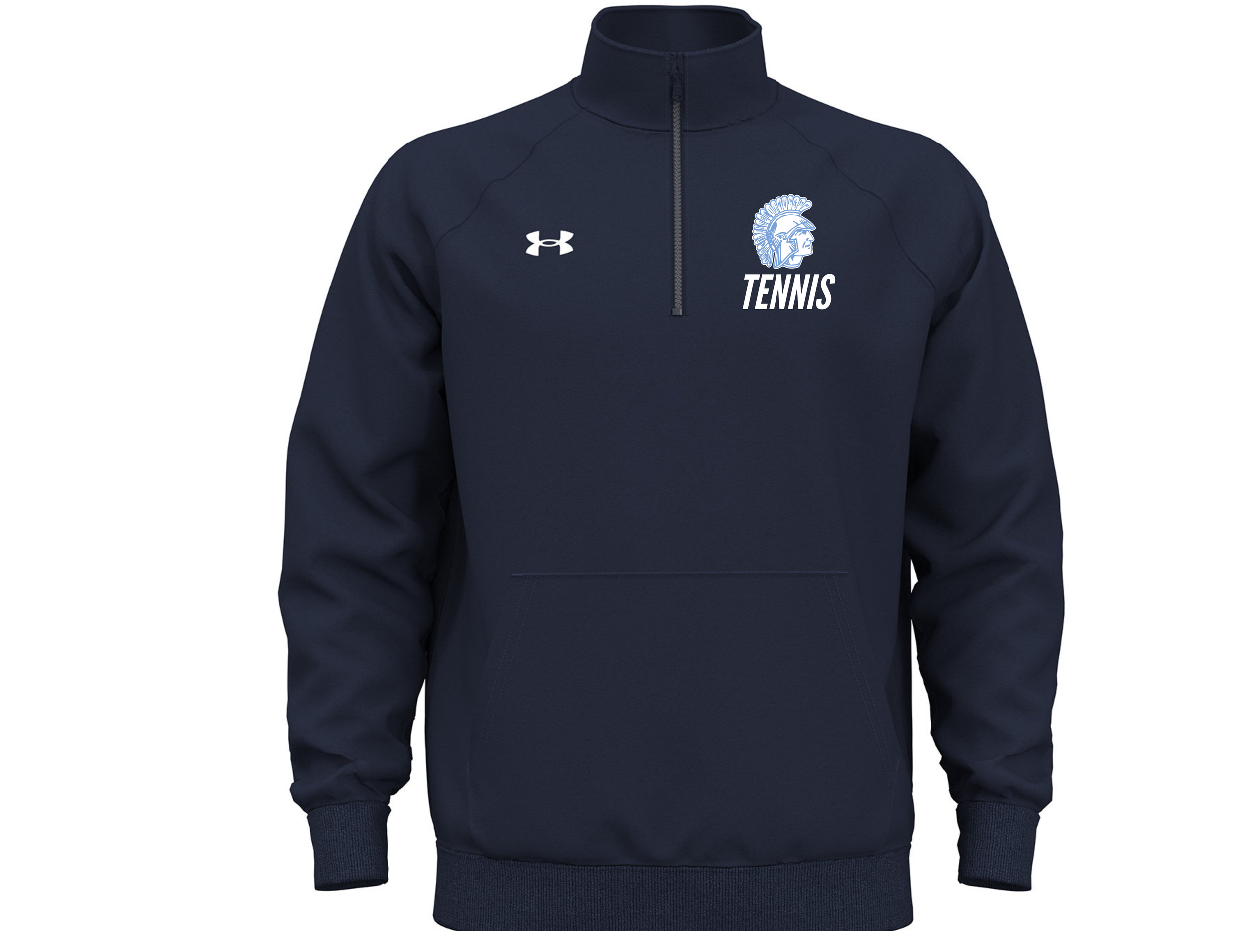 Lake Forest Tennis: LF Spartan Tennis Under Armour Men's Rival Fleece Quarter Zip