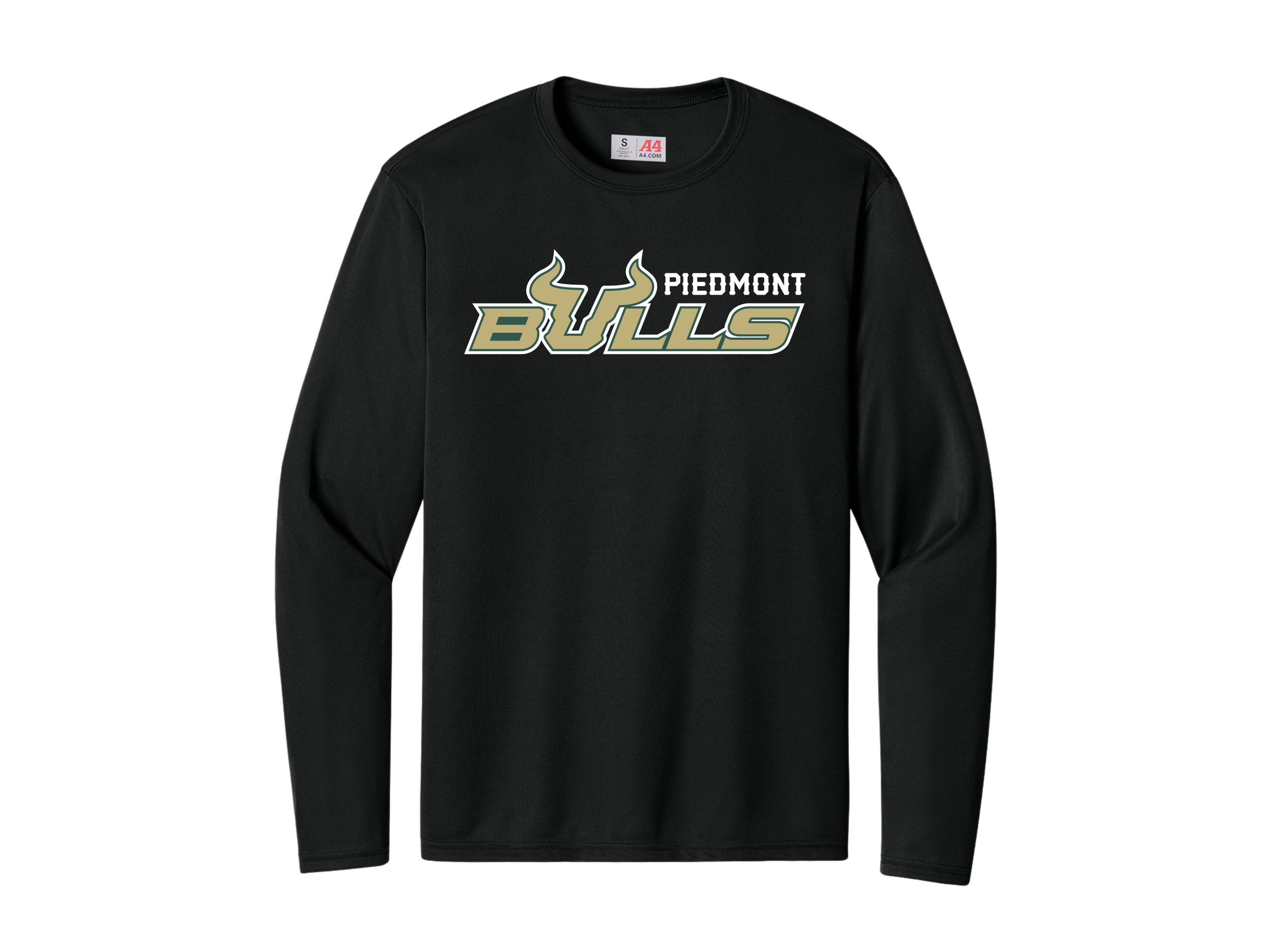 Piedmont 12u: Bulls U A4 Cooling Performance Long Sleeve Tee