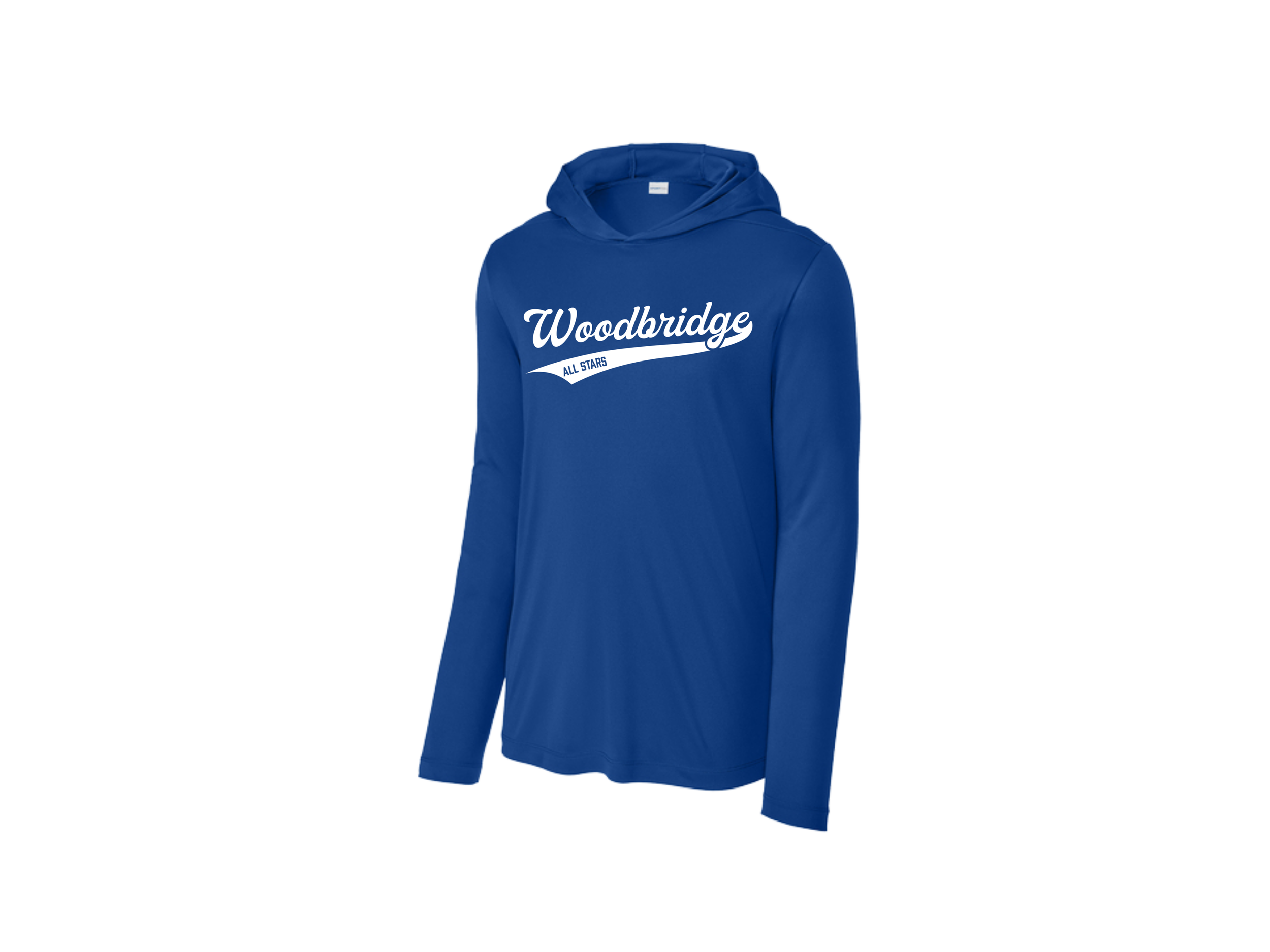 Woodbridge All-Stars: WLL Sport-Tek Posi-UV Pro Long Sleeve Hoodie w/ Optional Customization