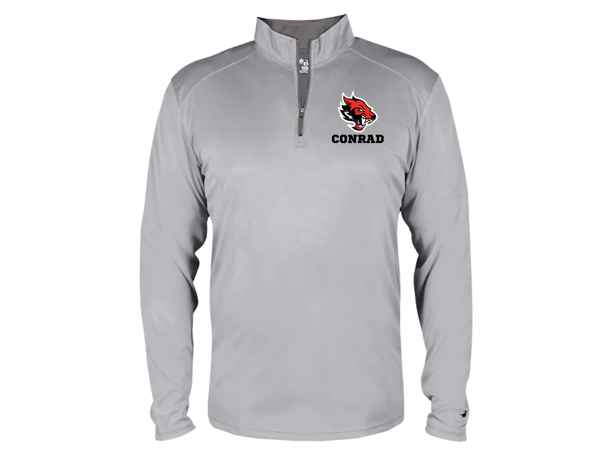 Conrad: EMB Conrad Badger B-Core Quarter-Zip Pullover