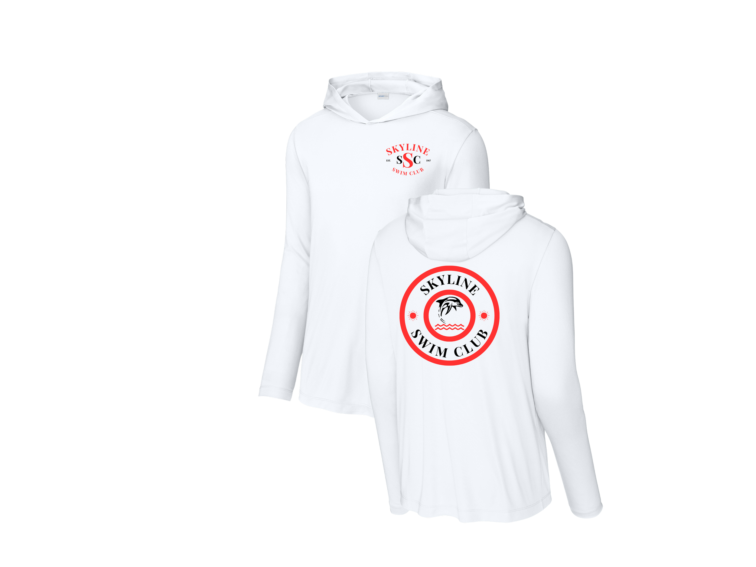 Skyline Swim Club: SSC Sport-Tek Posi-UV Pro Long Sleeve Hoodie