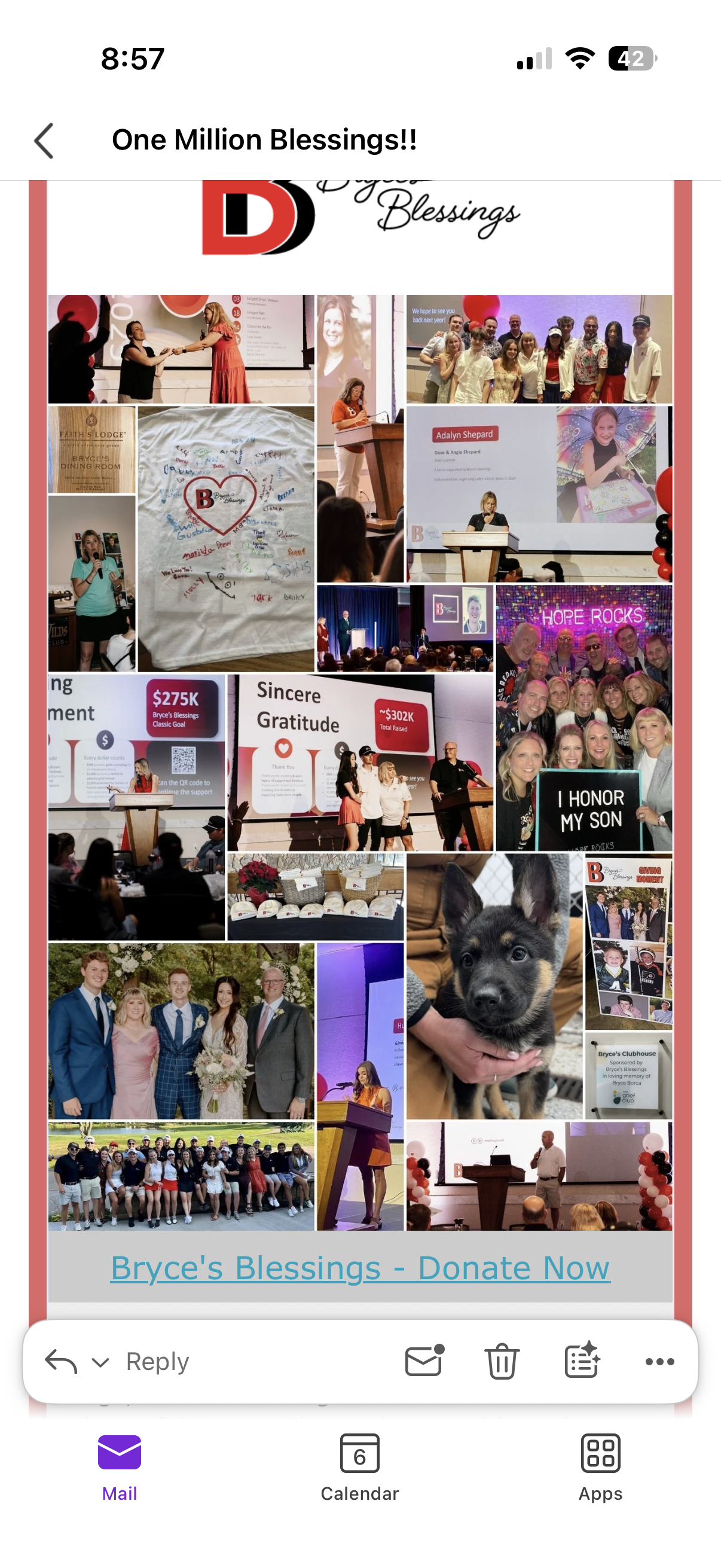 $1,000,000 Blessings