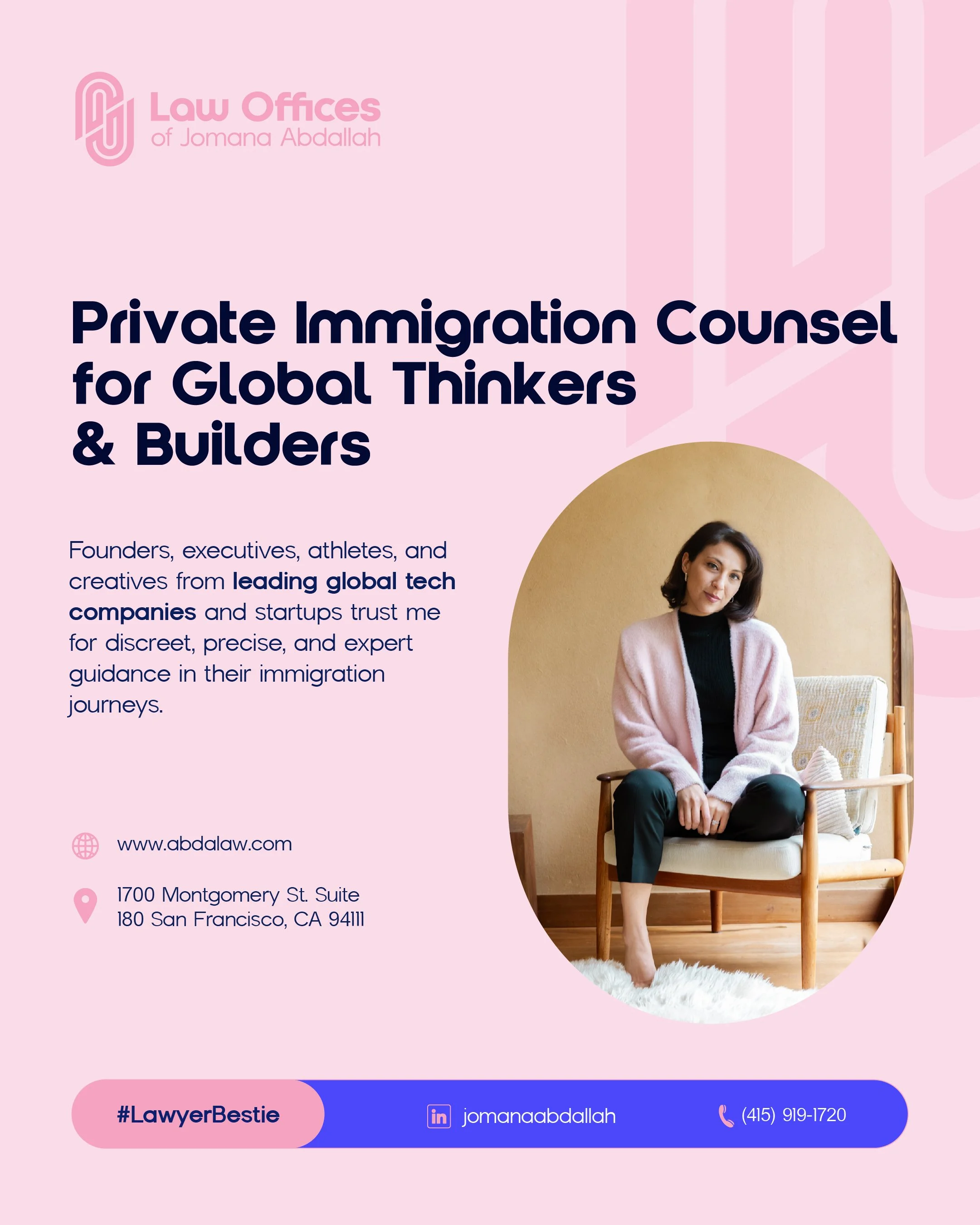 Law Offices poster design