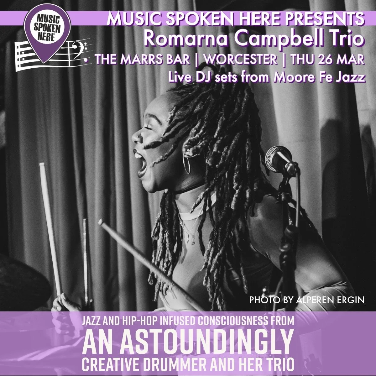 Romarna Campbell Trio @ Music Spoken Here