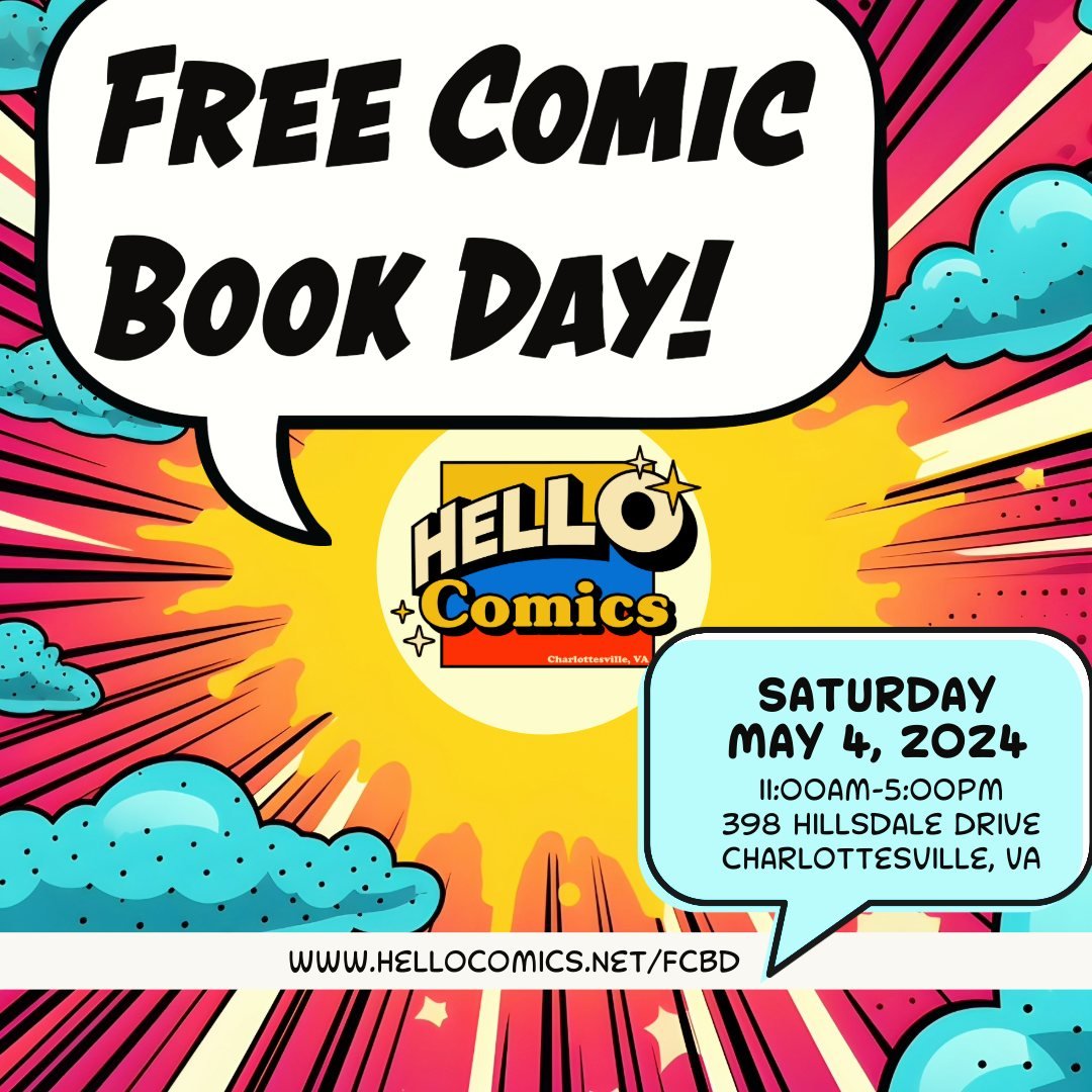 This Saturday is Free Comic Book Day!