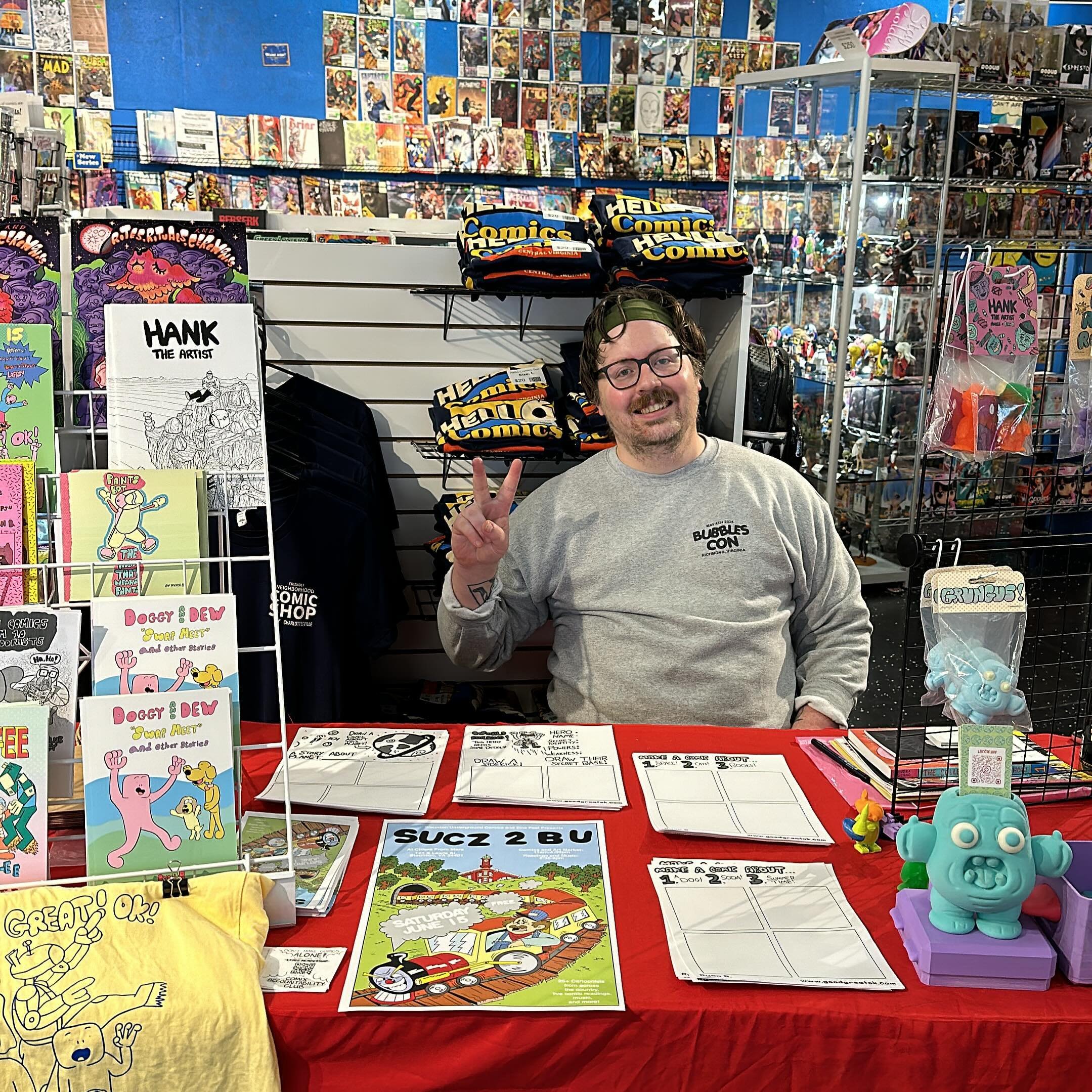 HEYYYYYYY Ryan B (@awfulquiet) is here with comics, toys, and more! He&rsquo;s got more info on the upcoming coming Staunton Underground Comics and Zine Fest (SUCZ Fest), all ages comics, and activity pages, and is just a great dude to have in the VA