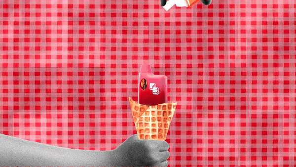 A cherry looping gif