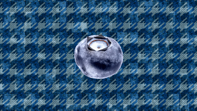 A blueberry looping gif