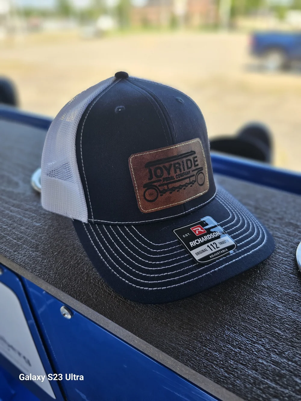 Navy/White Mesh Hat — Joyride Pedal Company, LLC