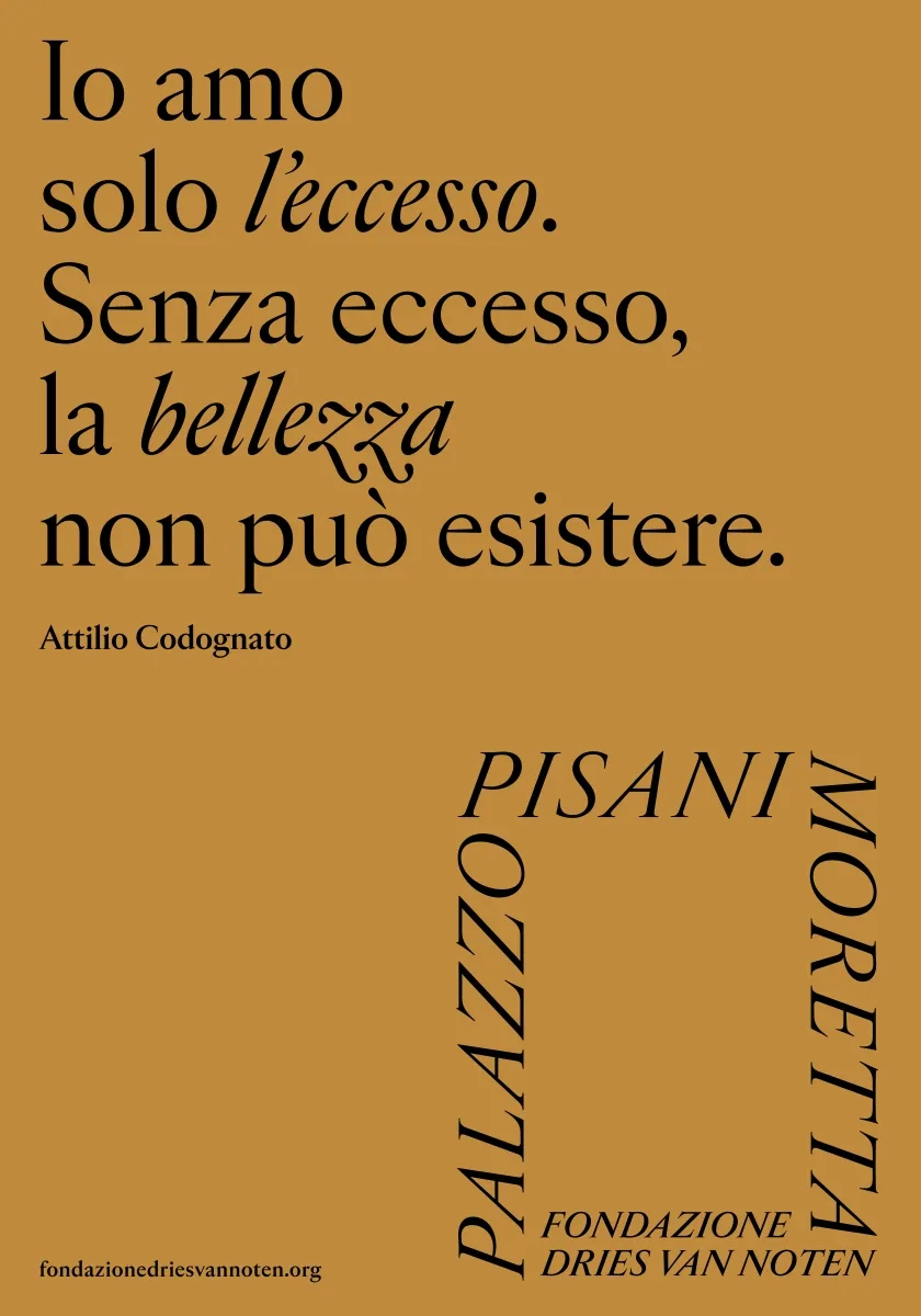 Fondazione Dries Van Noten presents “THE ONLY TRUE PROTEST IS BEAUTY”