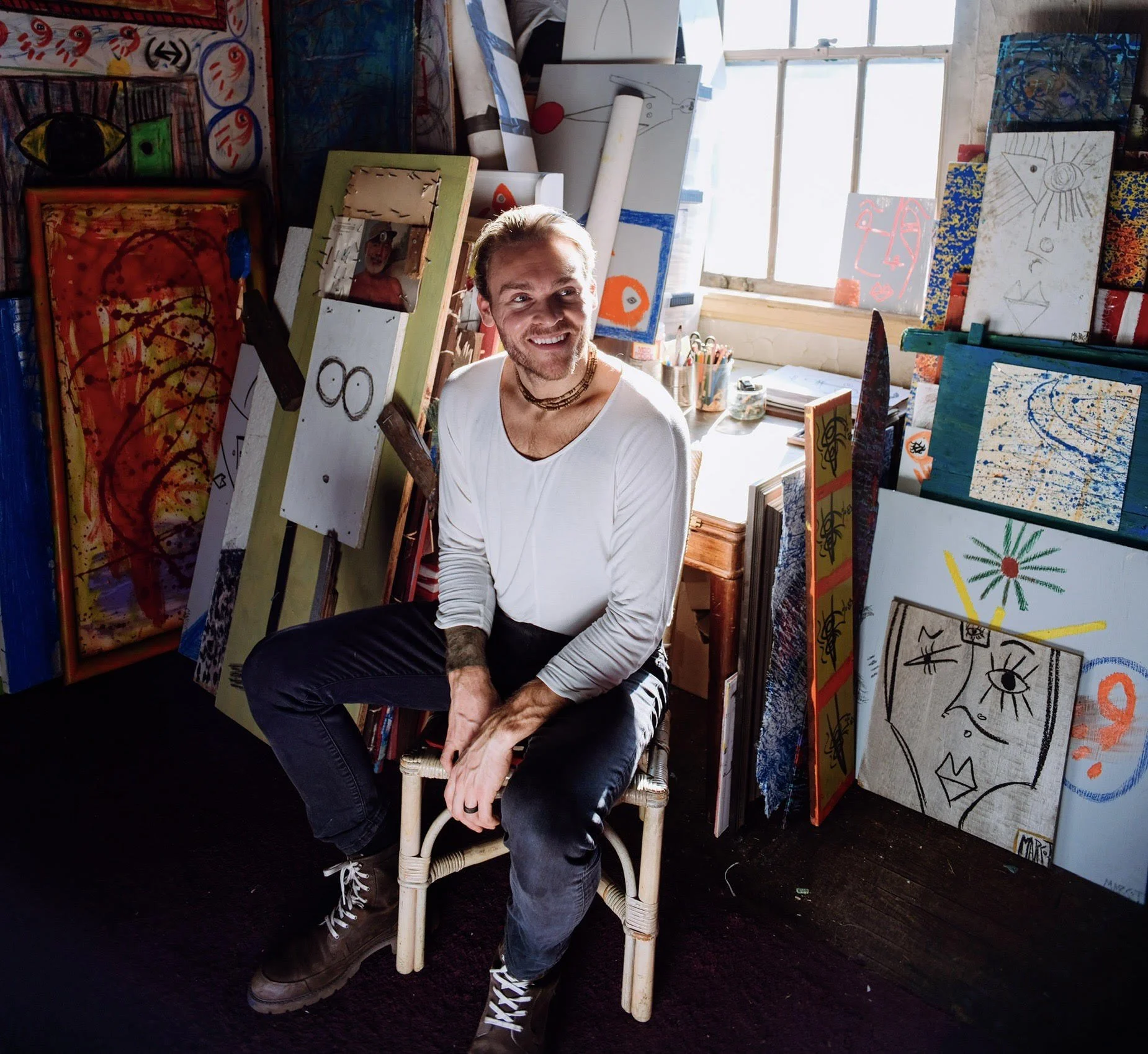 Matthew Marcot: Ancient Rituals Meet Modern Canvas — NOS3. MAGAZINE
