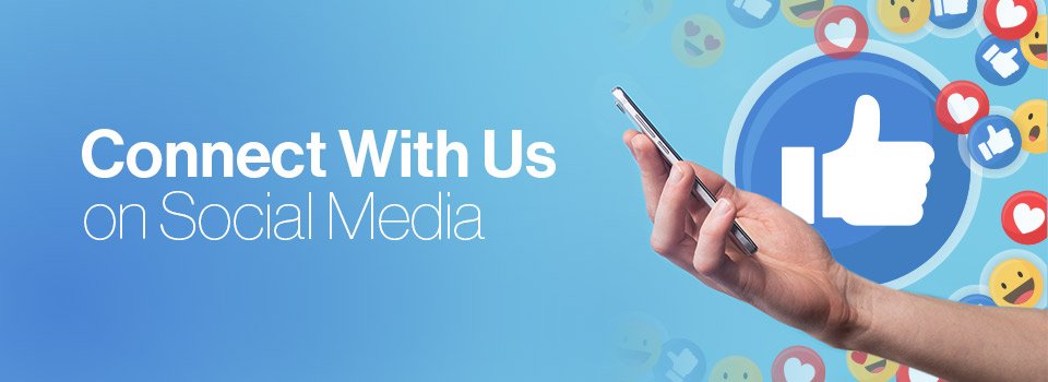 Connect with us on social media