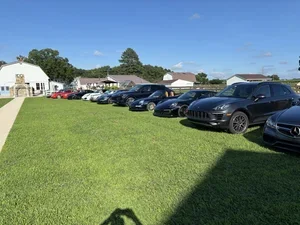 Cars sitting in NJMP garage