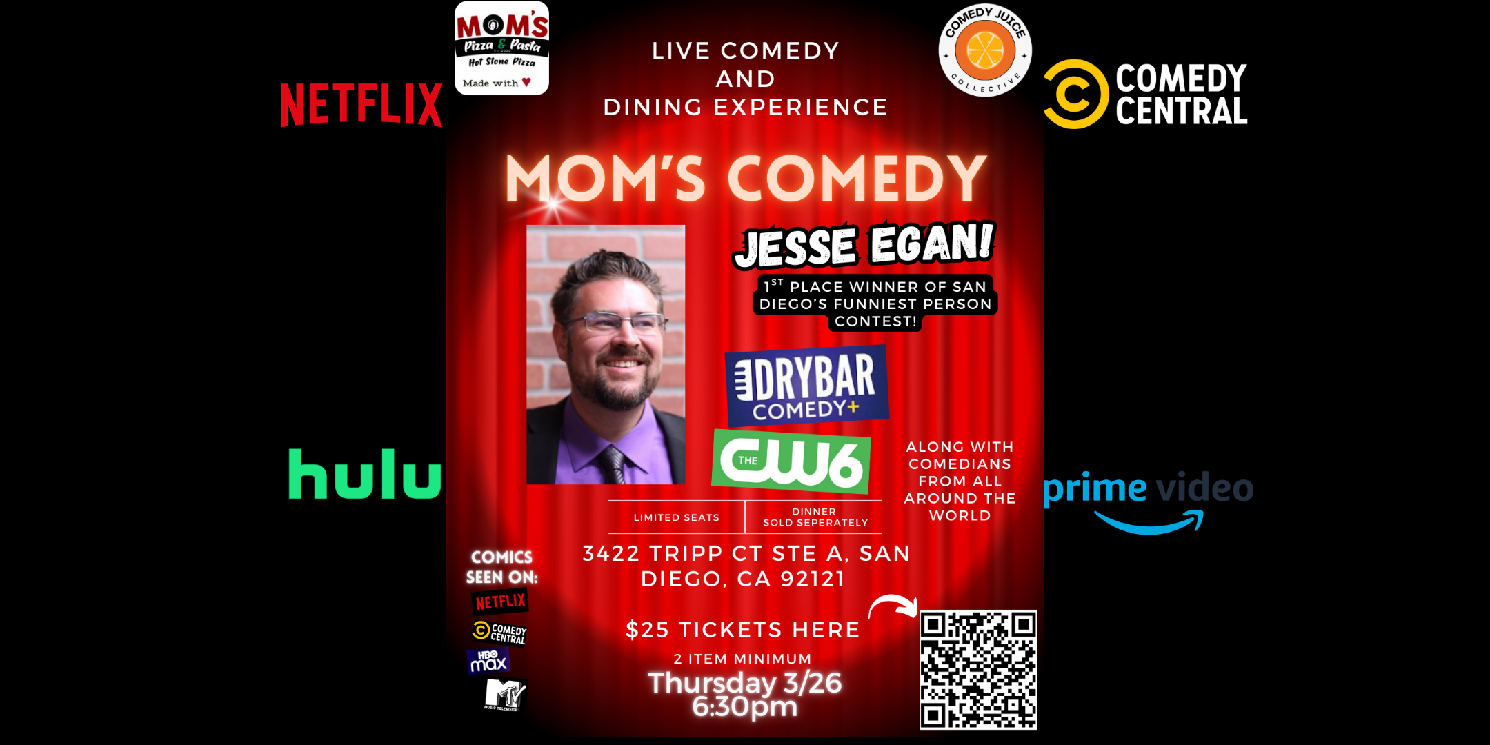 3/26 San Diego (CA) Moms Comedy