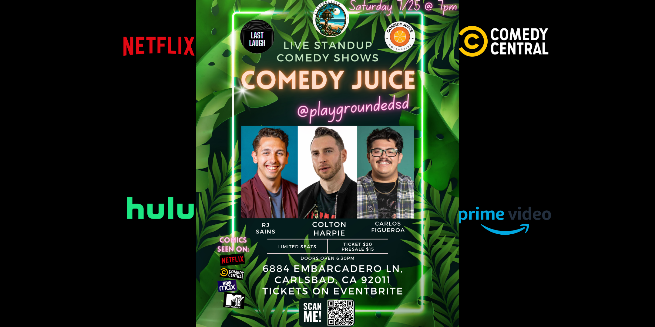 7/25 - Carlsbad (CA) @ Playgrounded!