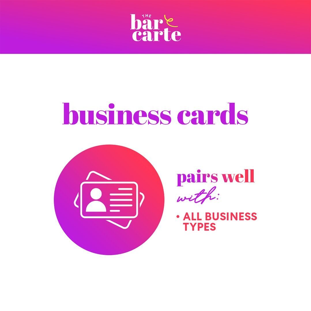 Your business cards matter. Let us make them beautiful and unique and print them on paper that people will be impressed by not throw in the garbage.

#CreativeAdvertisingAgency
#BusinessCardDesign
#FirstImpression
#TheBrandBarAgency
#brandingdesign