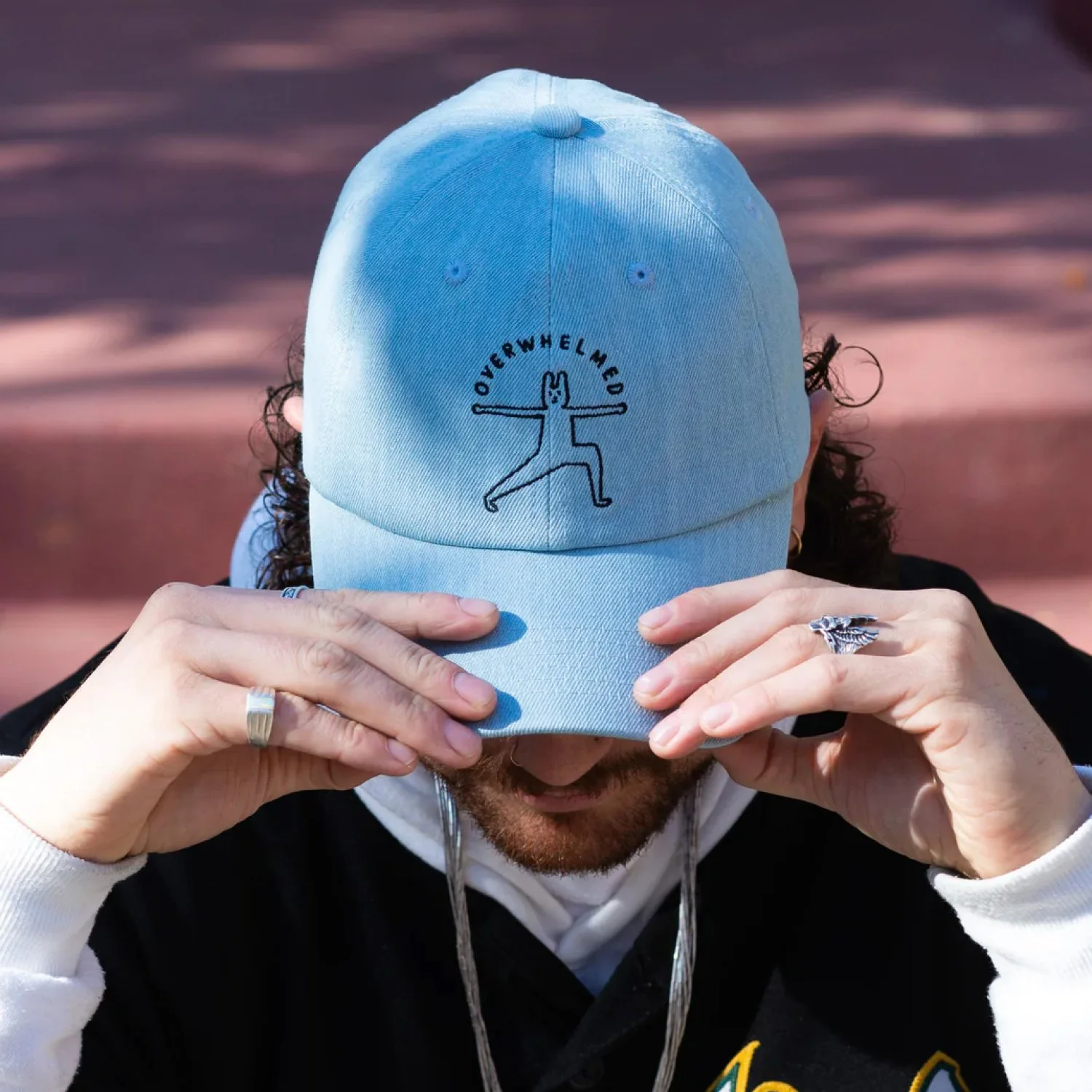 The Peach Fuzz-Overwhelmed Baseball Hat-Famm.jpg