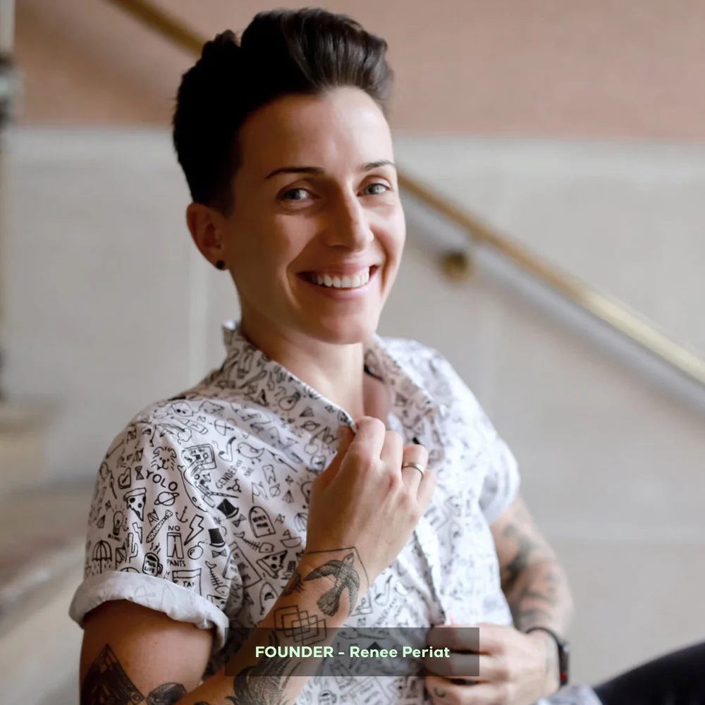 Androgynous fox hey famm