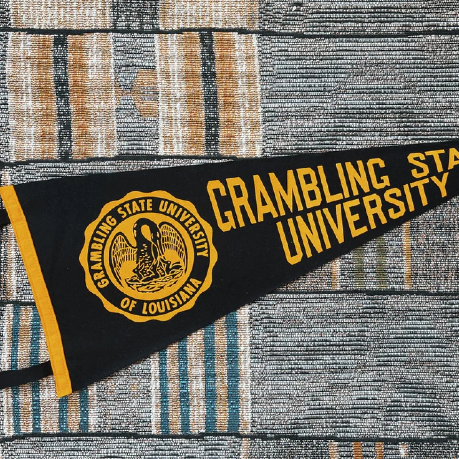 Blk Mkt Vintage-Vingage Rare Grambling State University HBCU Pennant-Famm.jpg