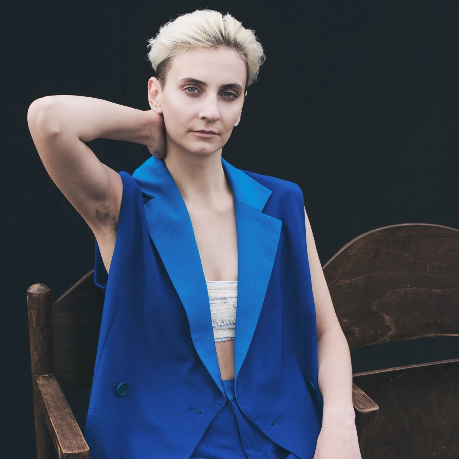 Bull and Dagger-Sleeveless Double Breasted Blazer-Famm.jpg