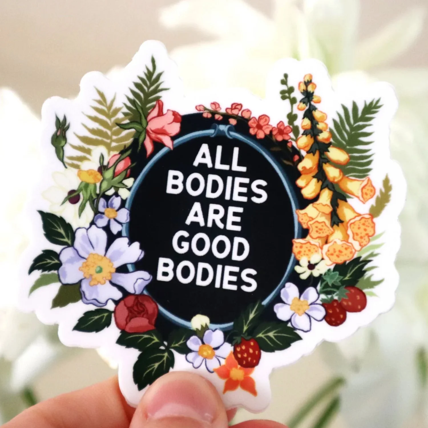 Common Dear-All Bodies Are Good Bodies Feminist Sticker-Famm.jpg