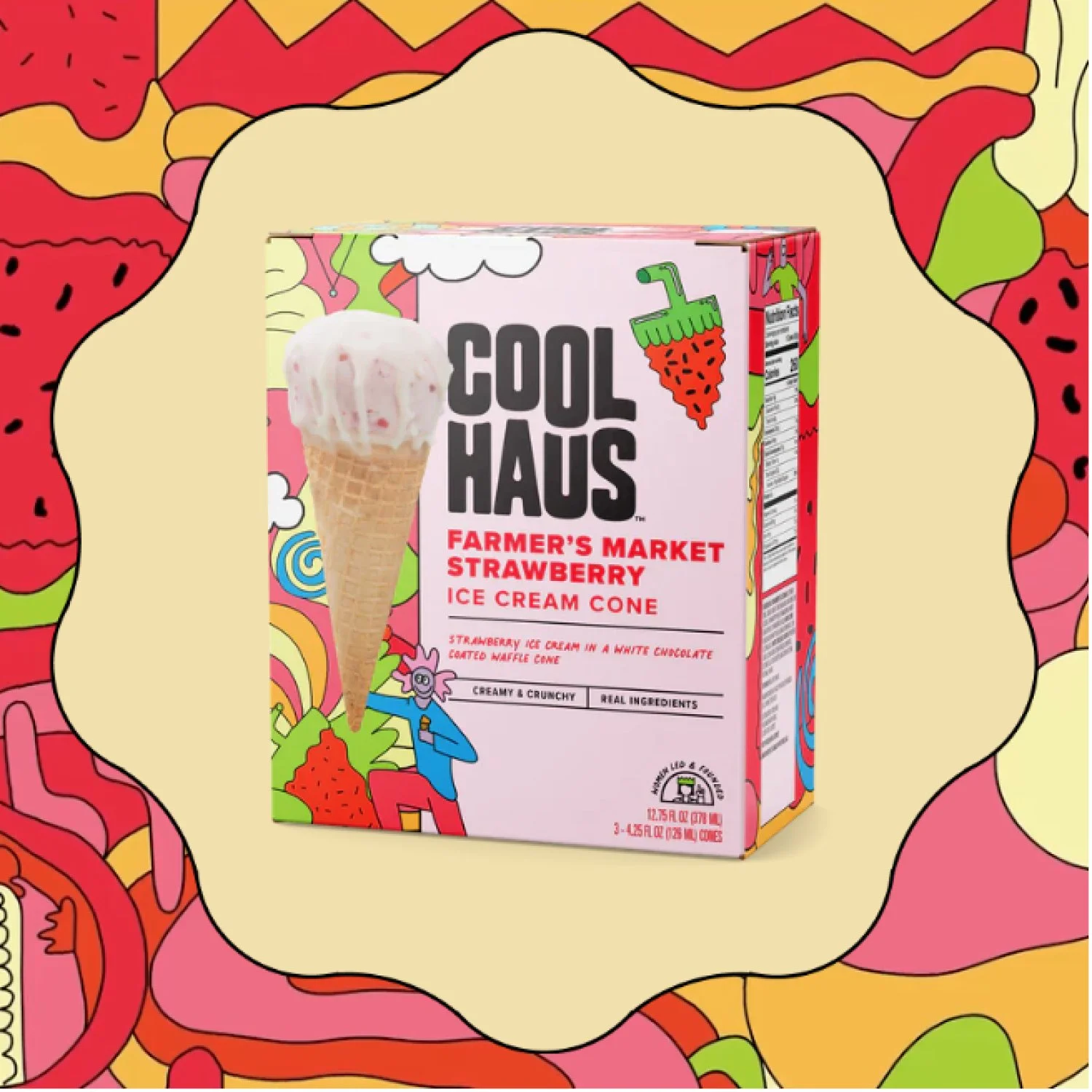 Coolhaus-Farmers Market Strawberry Icecream Cone-Famm.jpg