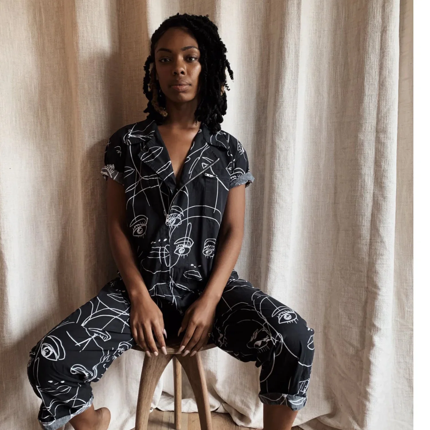 Souk Bohemian-FACES JUMPSUIT - BLACK-Famm.jpg