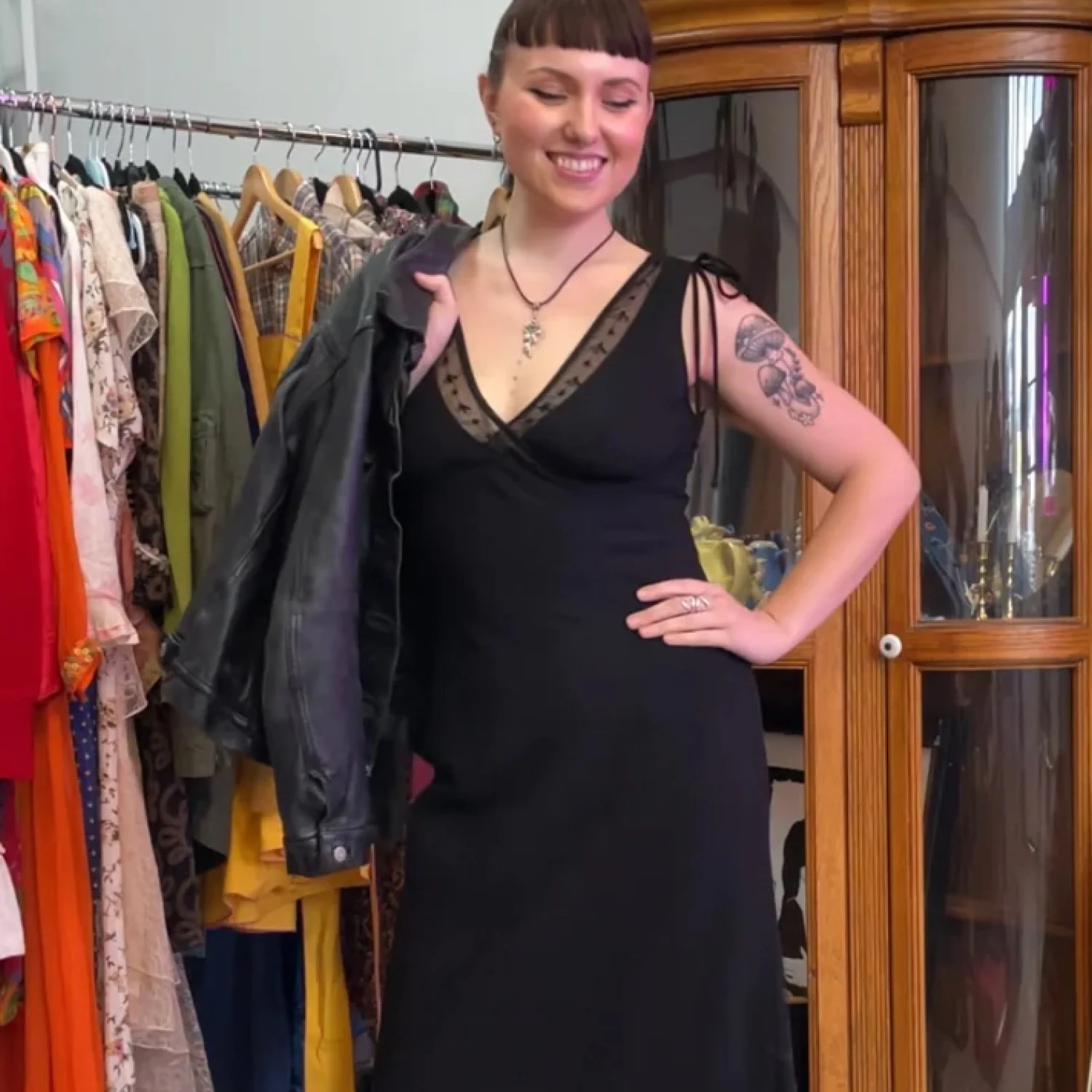 Queer Shoppe-Blind Date Bias Cut Vintage Sleeveless Black Beaded Dress-Famm.jpg
