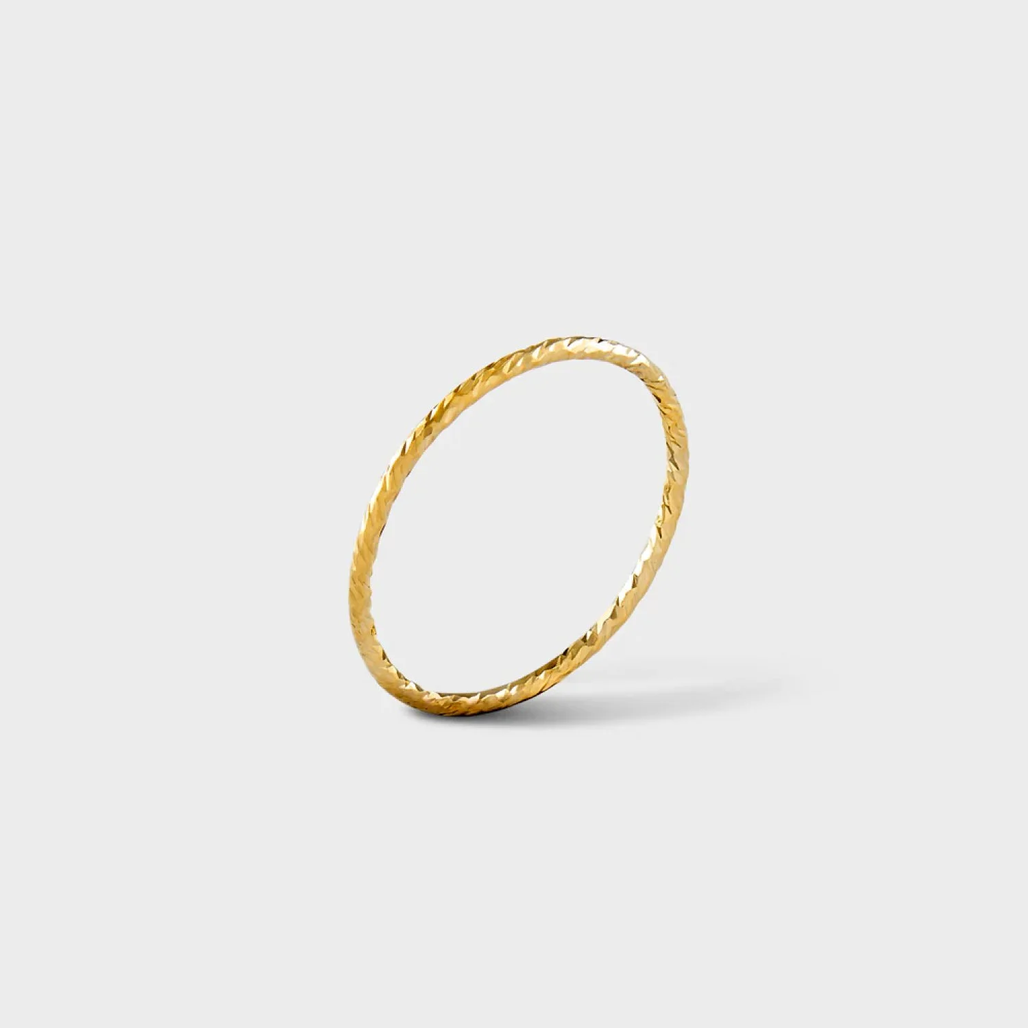 Thesis of Alexandria-14K GOLD FILLED DIAMOND CUT BAND RING -Famm.jpg