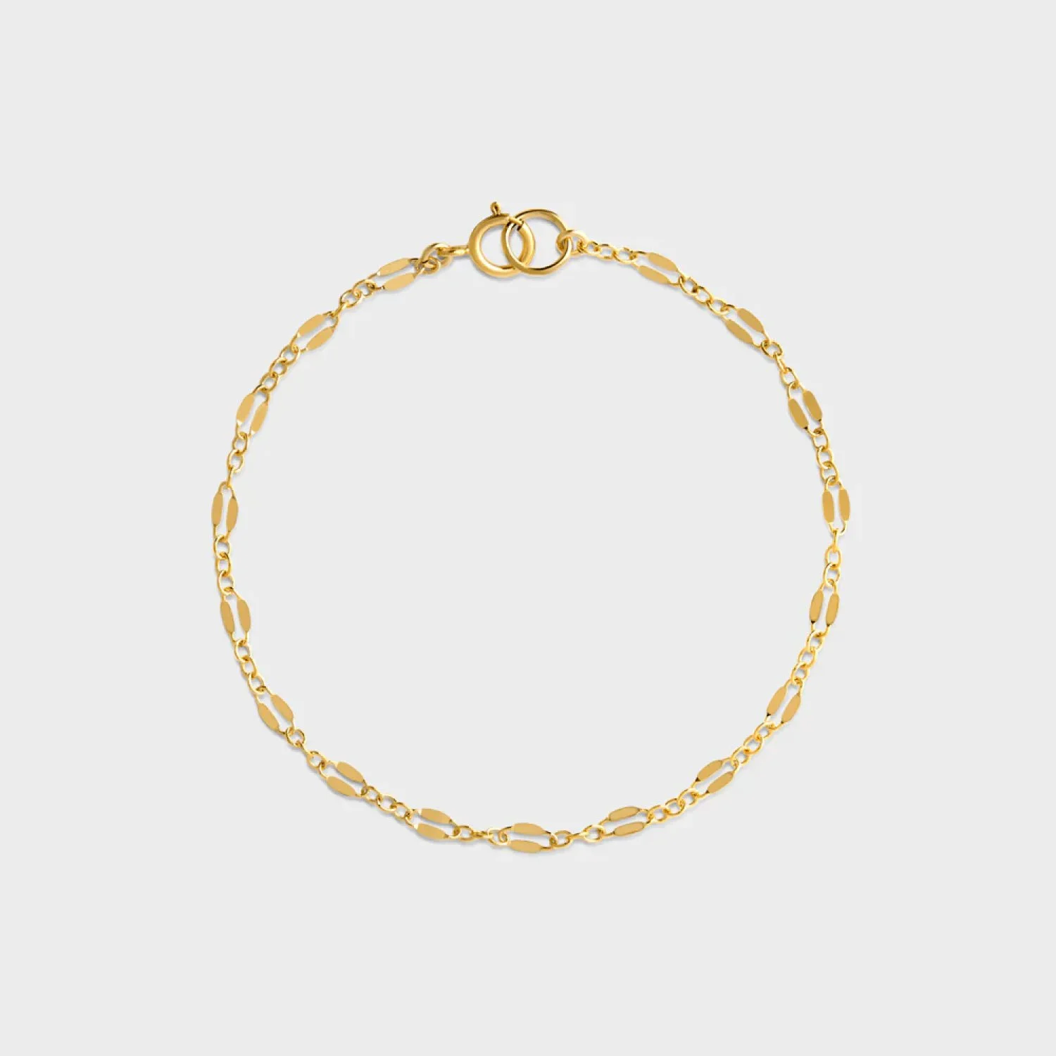 Thesis of Alexandria-14K GOLD FILLED DAPPED CHAIN BRACELET -Famm.jpg