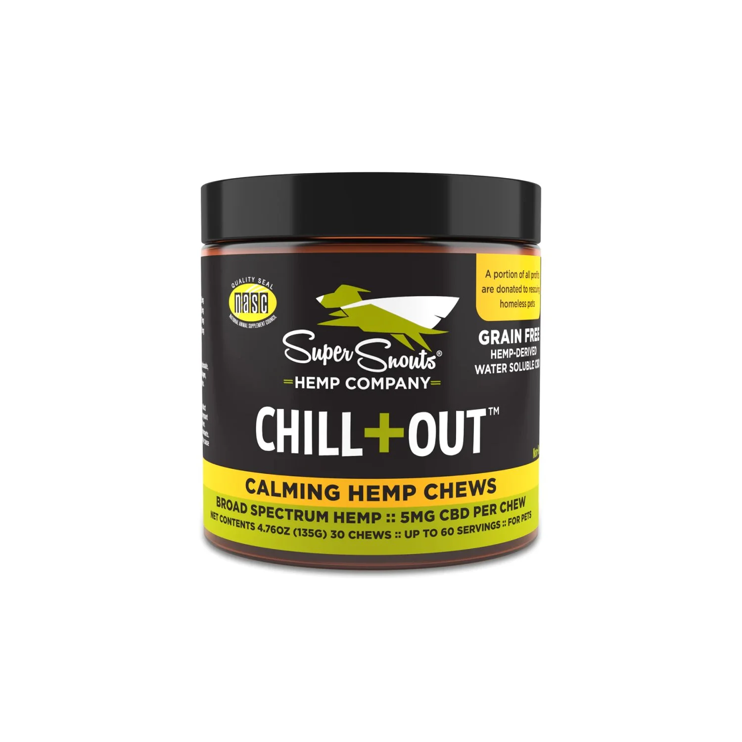 Super Snouts-GRAIN FREE CHILL+OUT 30CT BROAD SPECTRUM CALMING HEMP CHEWS-Famm.jpg