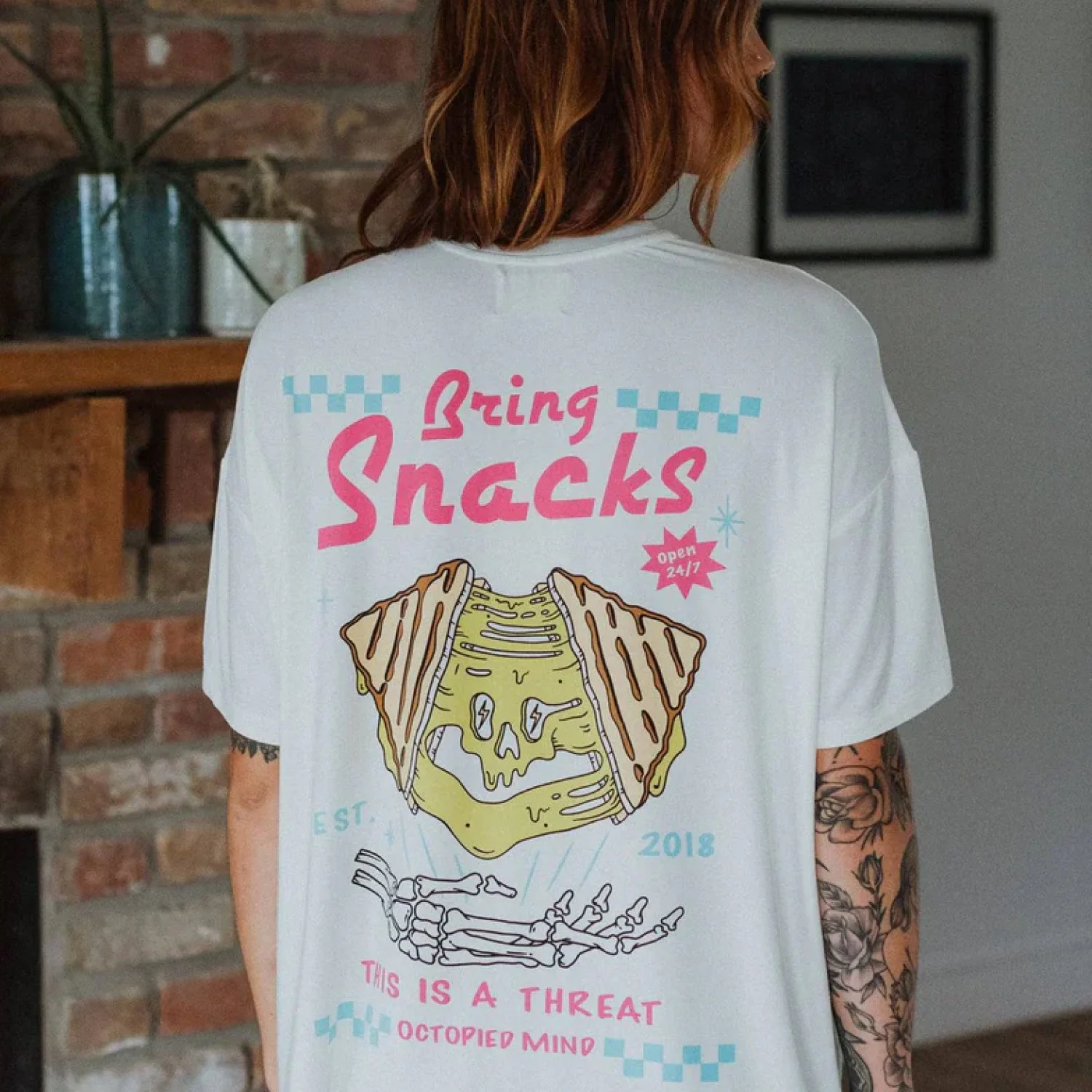 Octopied Mind-BRING SNACKS OVERSIZED TEE-Famm.jpg