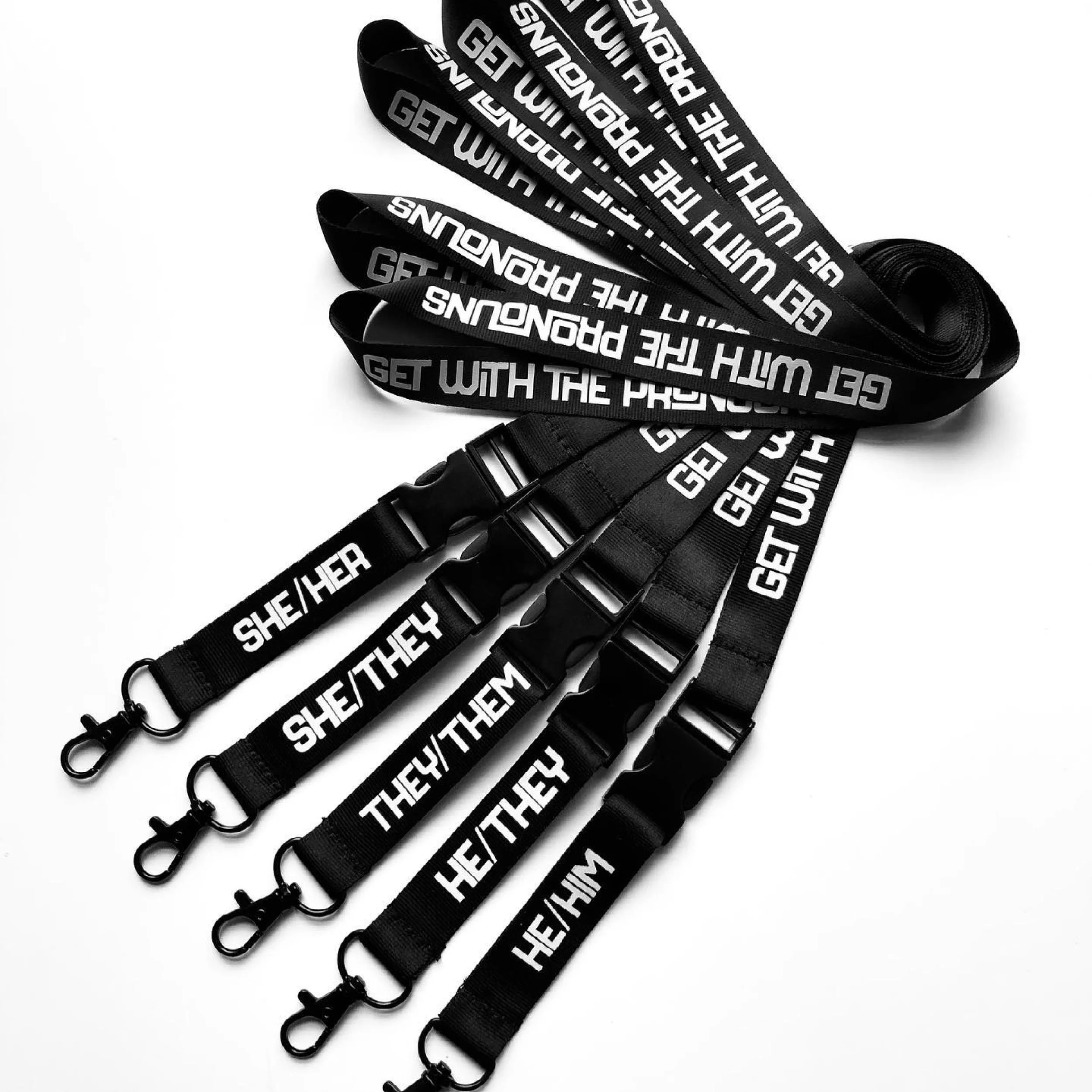 Get With The Pronouns-Lanyards Black-Famm.jpg