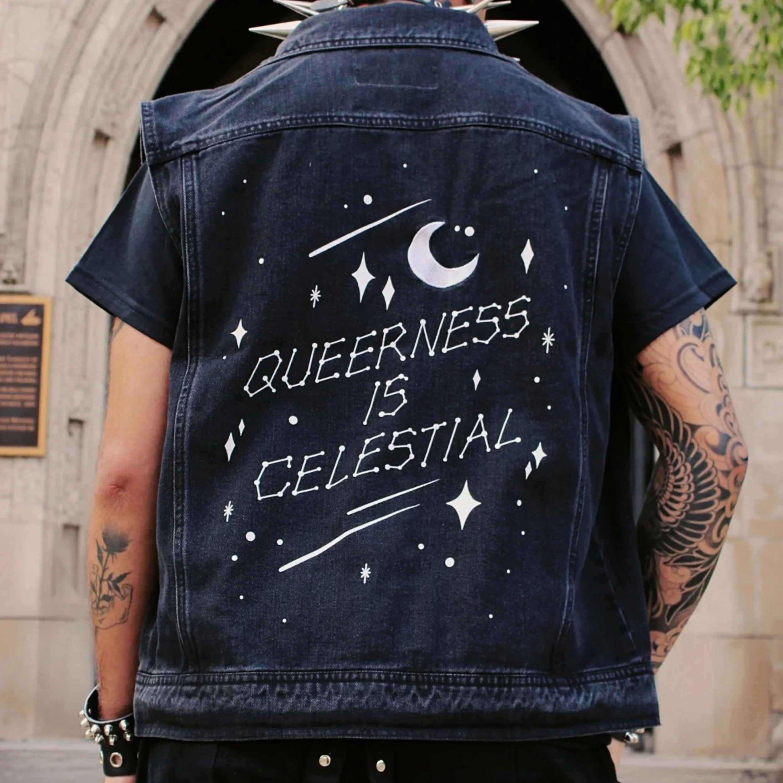 GRRRL Spells-Queerness Is Celestial Denim Vest-Famm.jpg