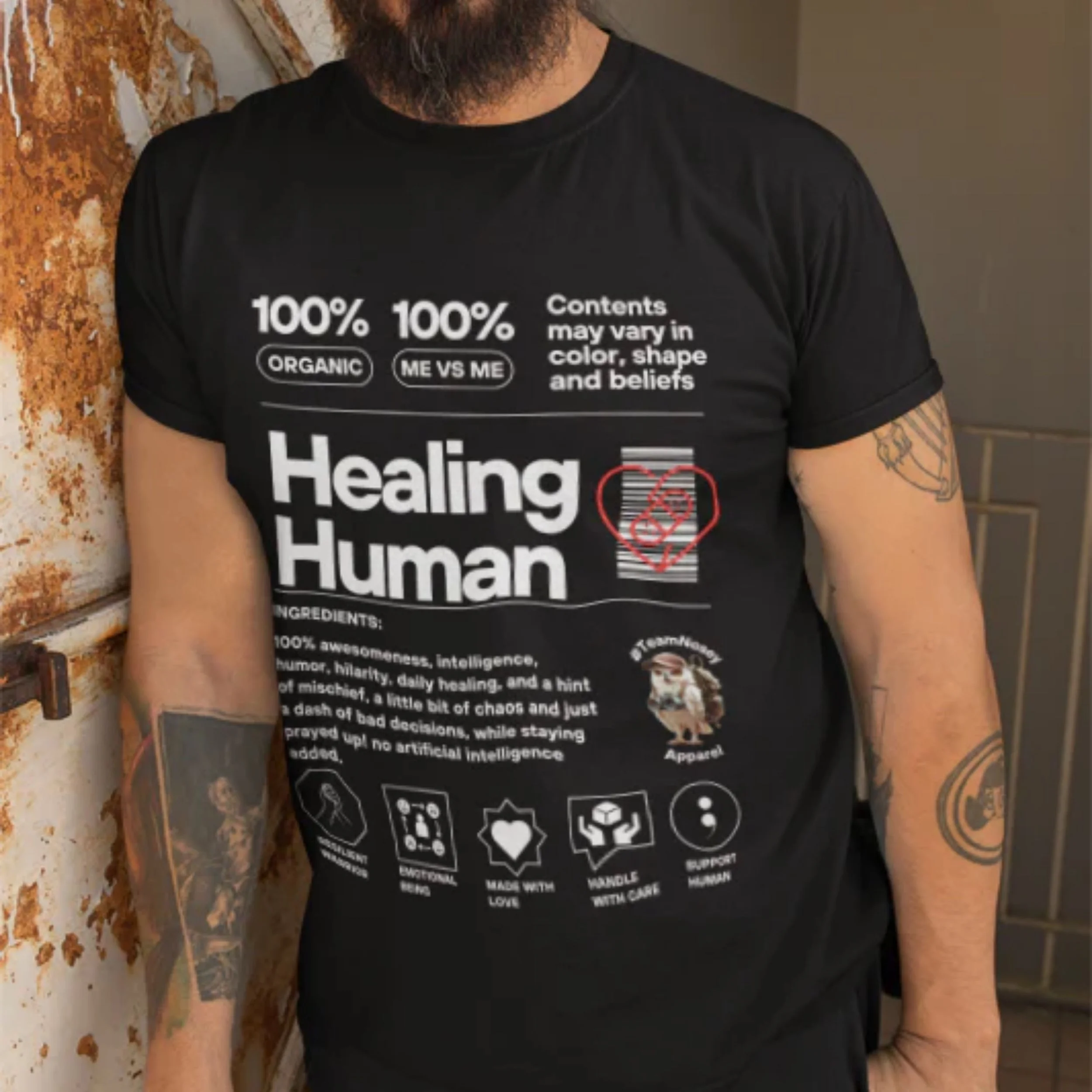 The Nosey Shop - Healing Human Tee – Limited Edition- Famm.jpg