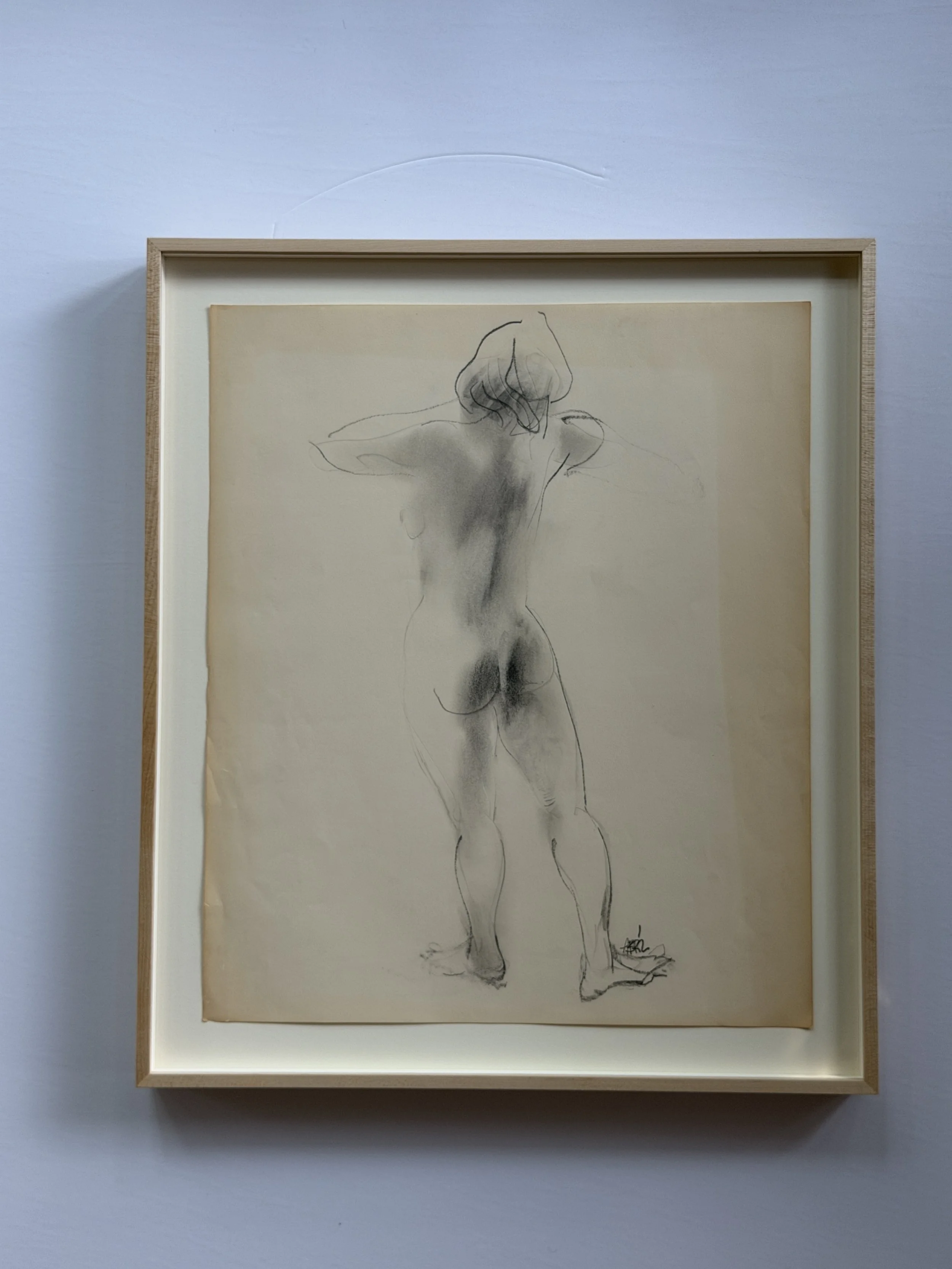 Standing Nude in Pencil by Benjamin Abramowitz