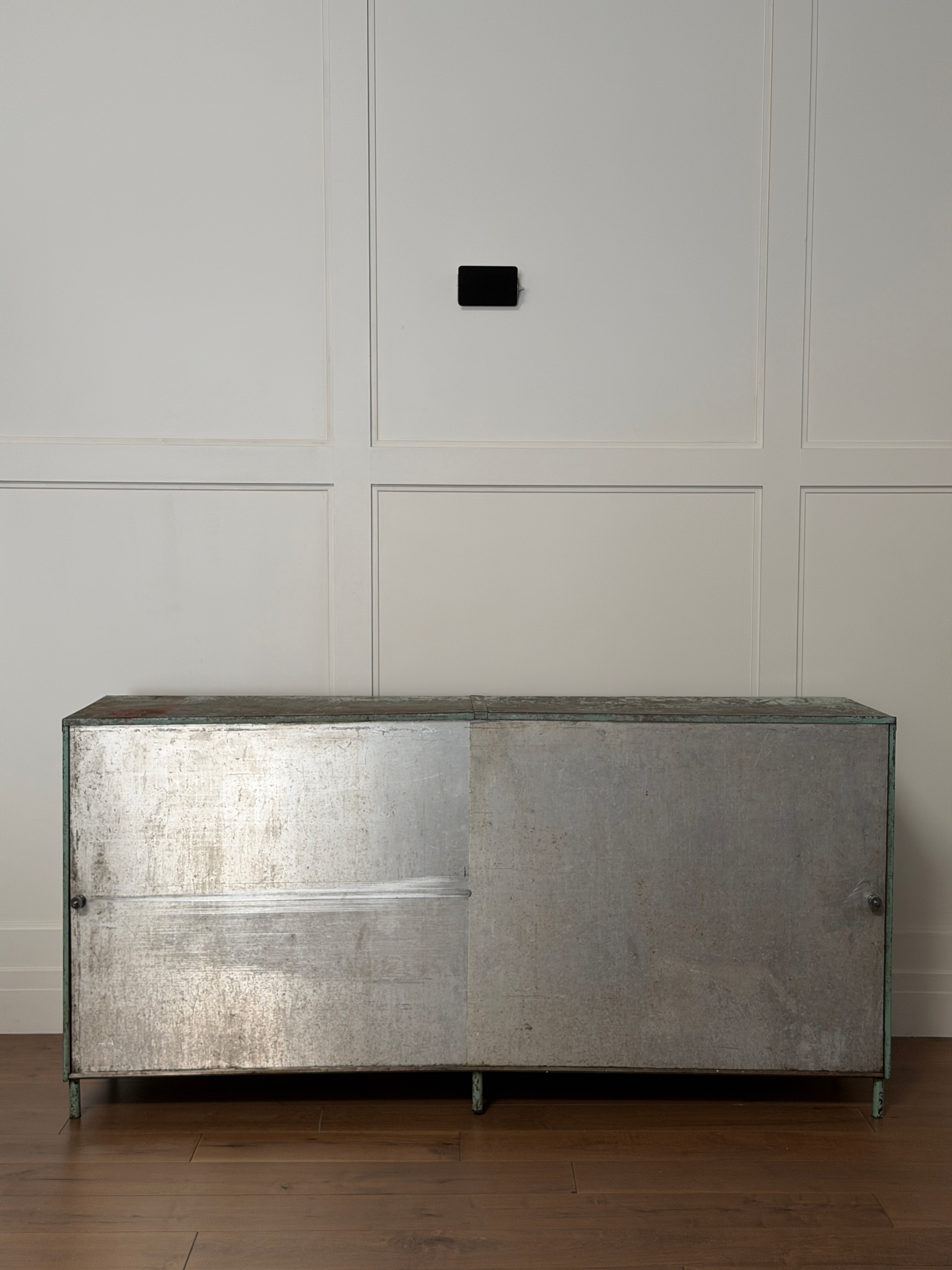 Green Metal Cabinet, Norway c. 1950s