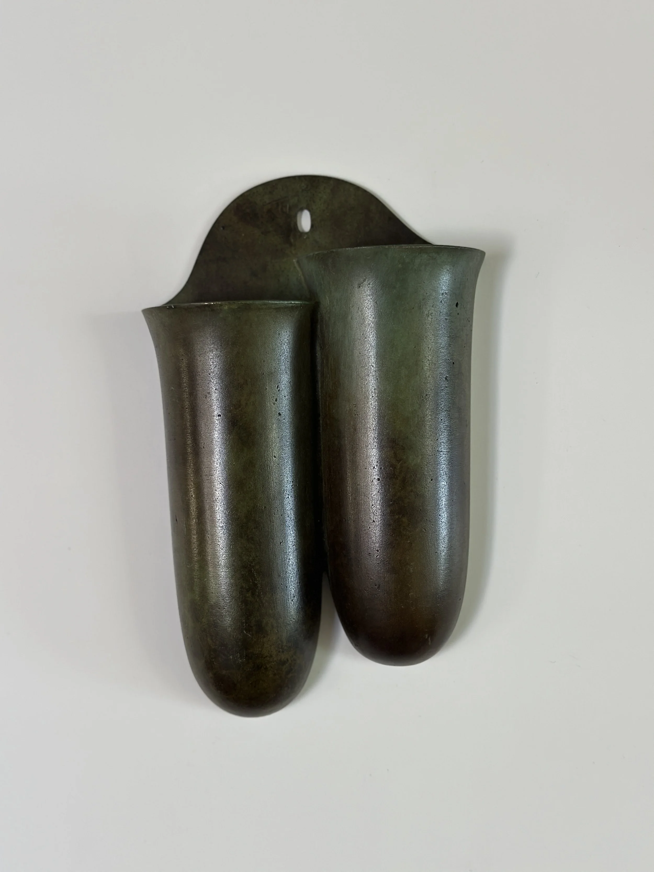 Bronze Wall-Mounted Vase