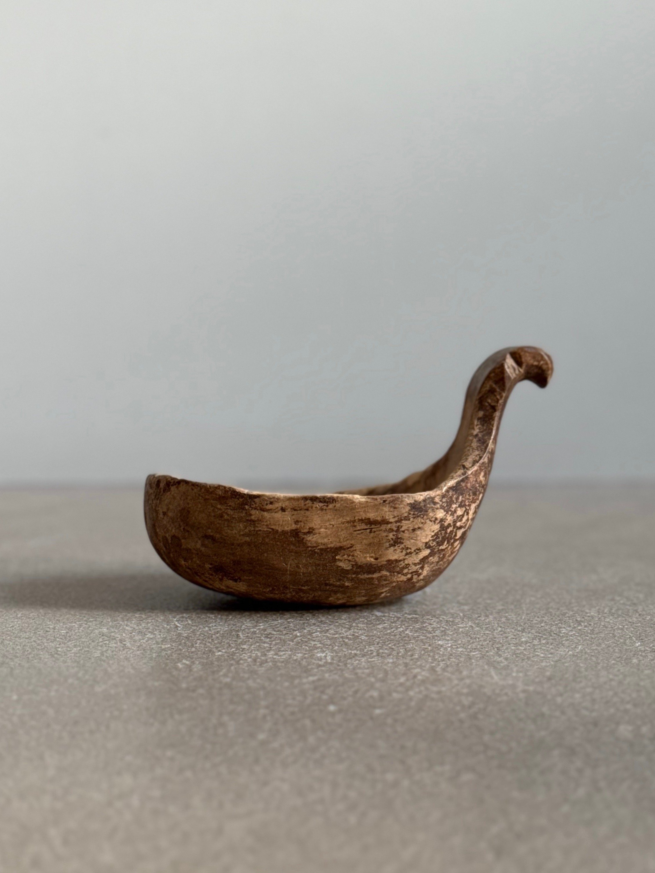 Small Swedish Bird Shaped Drinking Cup c 1800