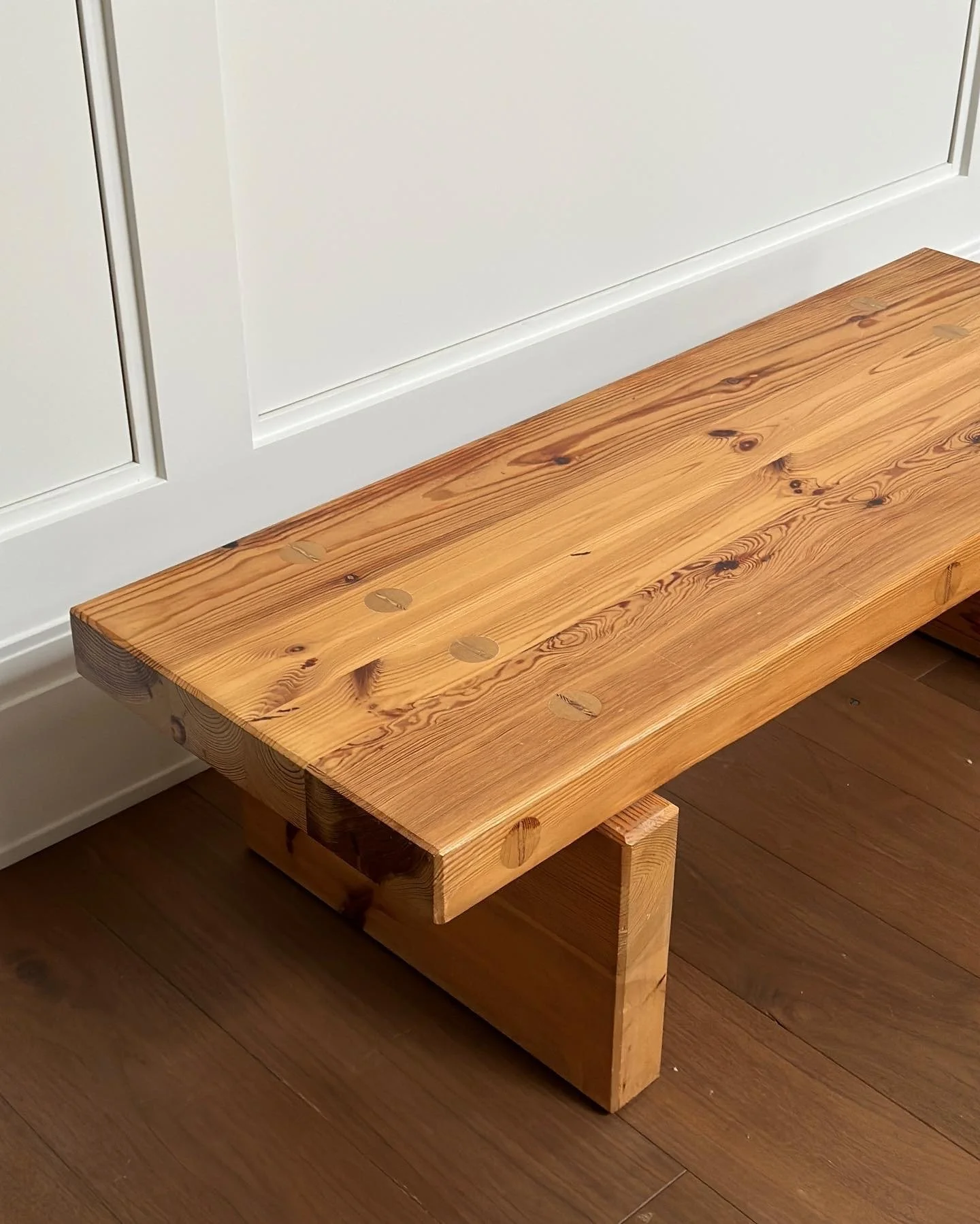 Bench in Pine by Roland Wilhelmsson, Sweden 1973