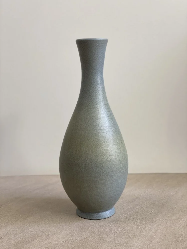 Tall Swedish Mid-century Floor Vase