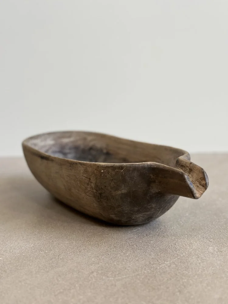 Narrow Spouted Swedish Root Bowl, c. 1800